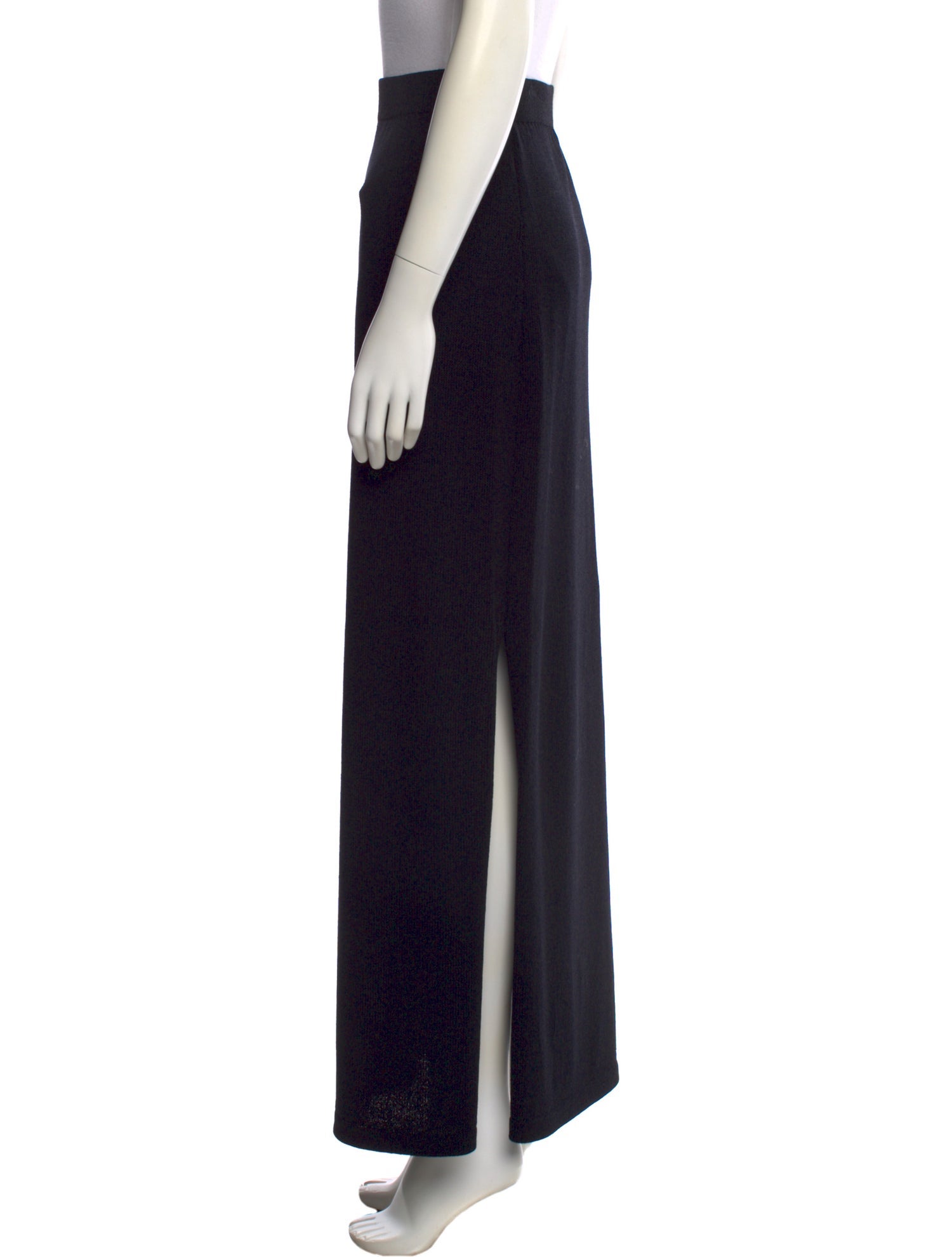 St. John Evening Cutout Accent Long Skirt