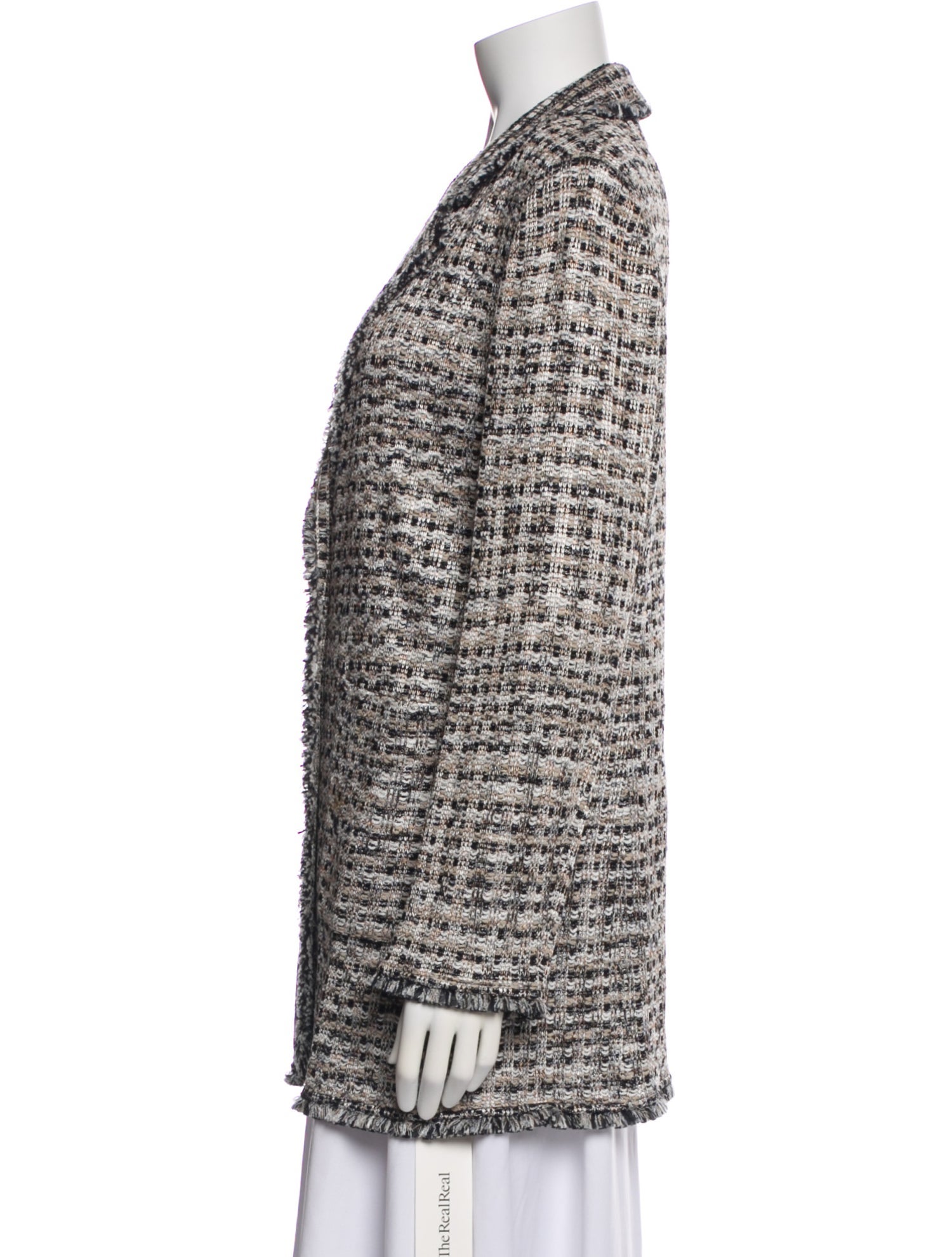 St. John Tweed Pattern Blazer