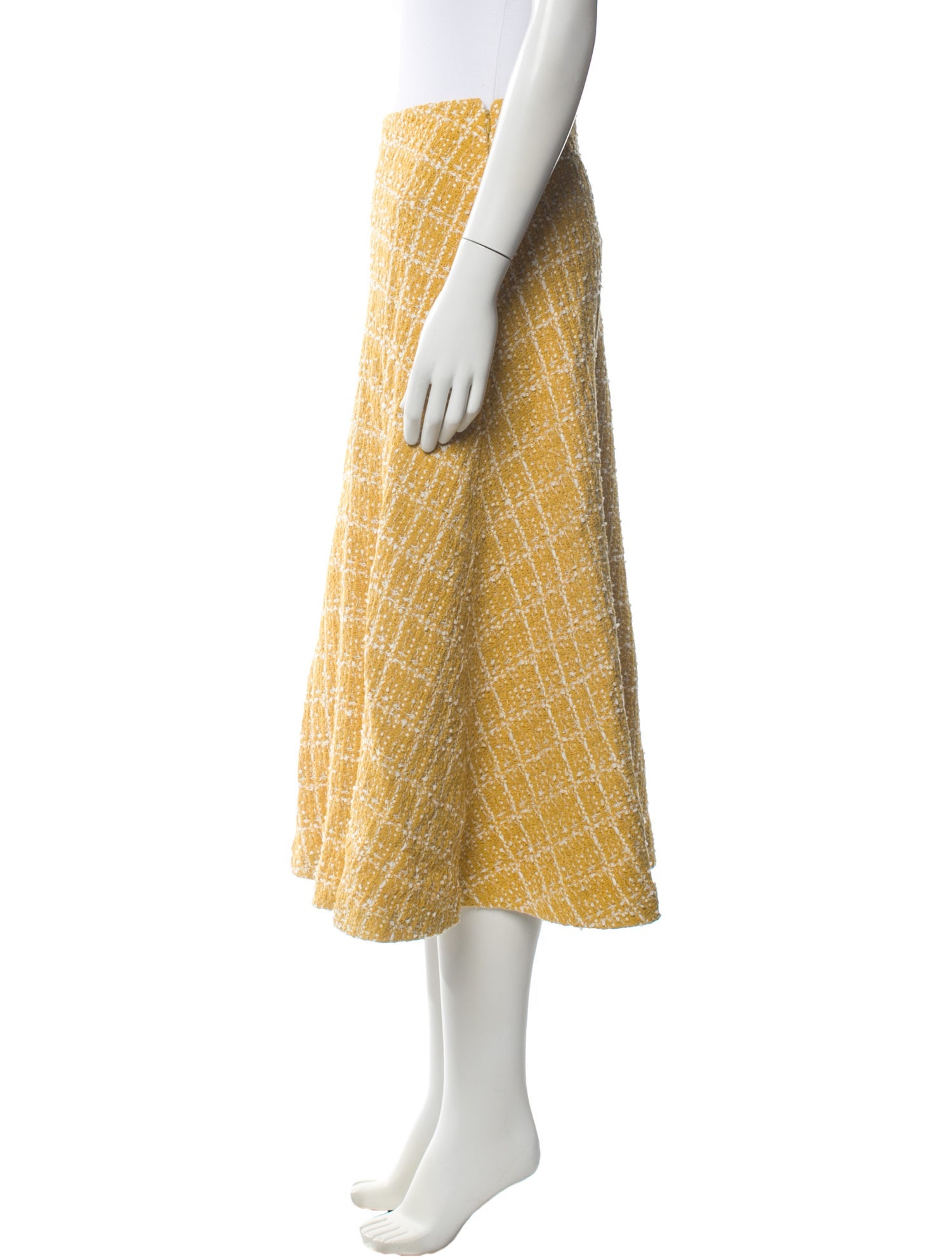 St. John Tweed Pattern Midi Length Skirt w/ Tags