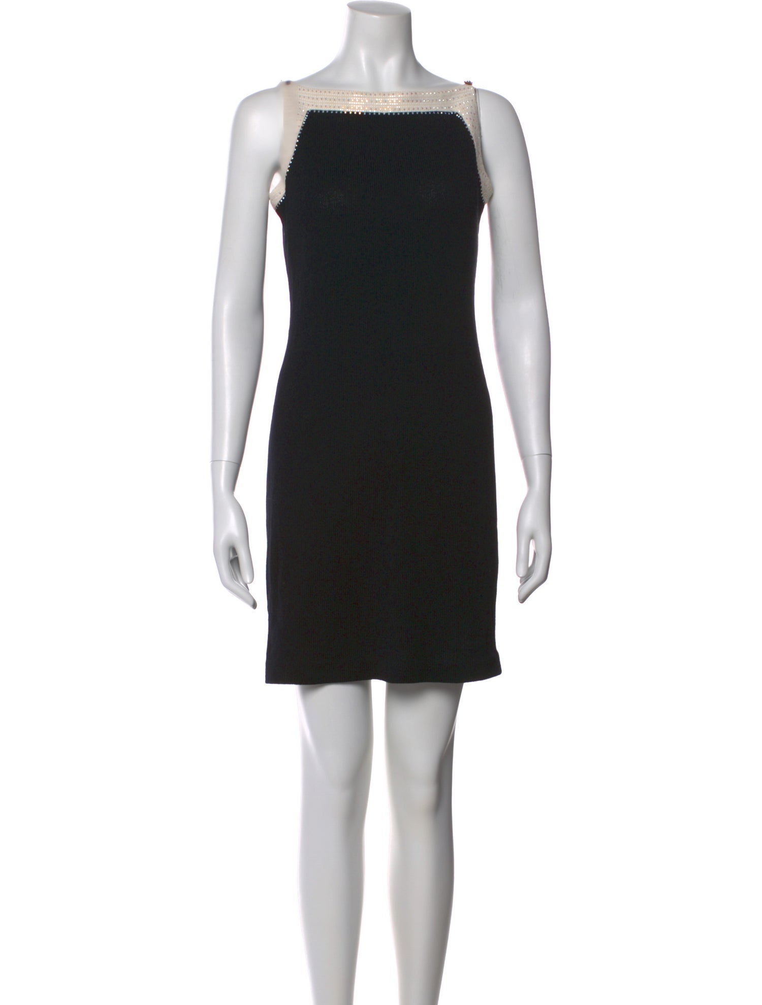 St. John Evening Wool Mini Dress