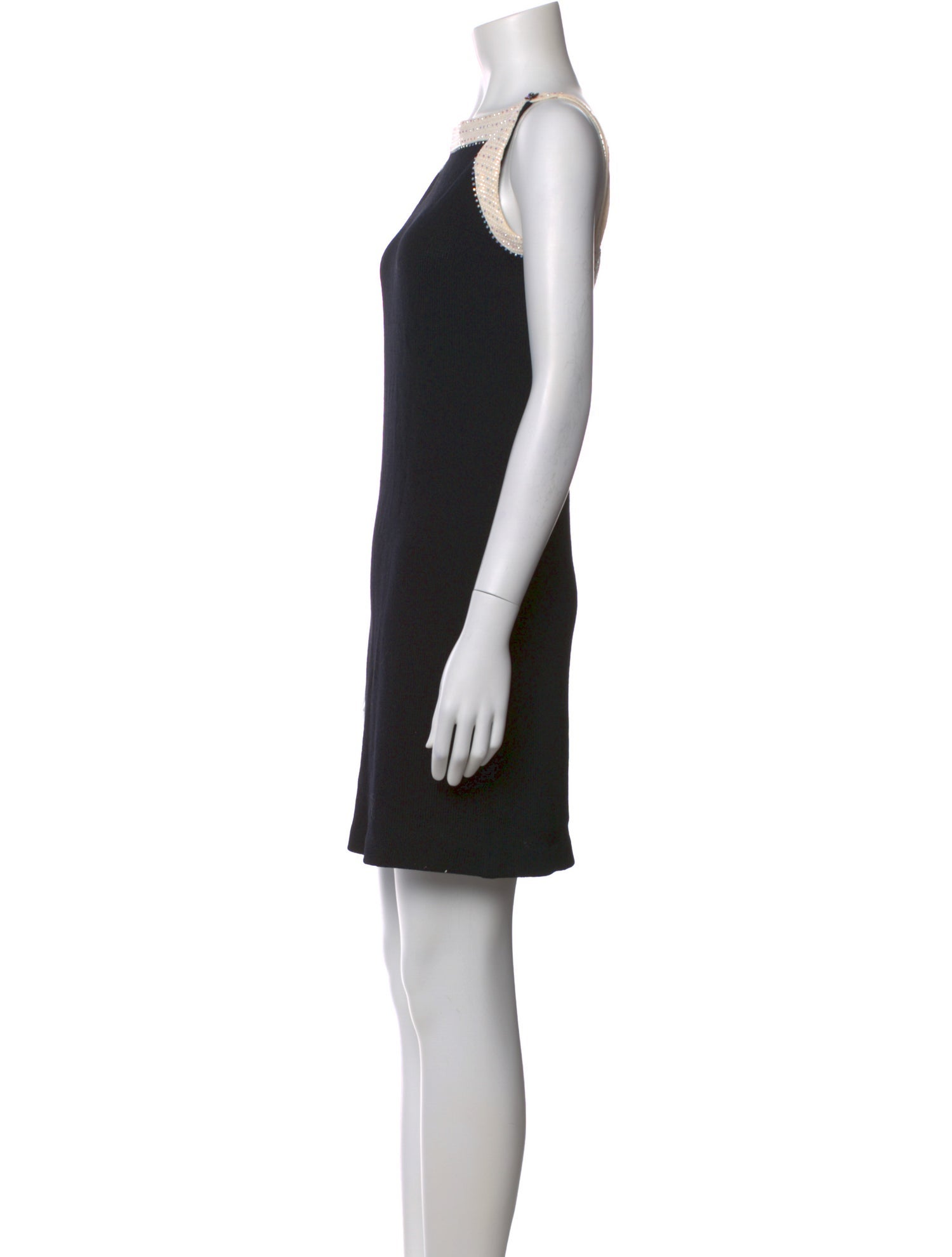 St. John Evening Wool Mini Dress