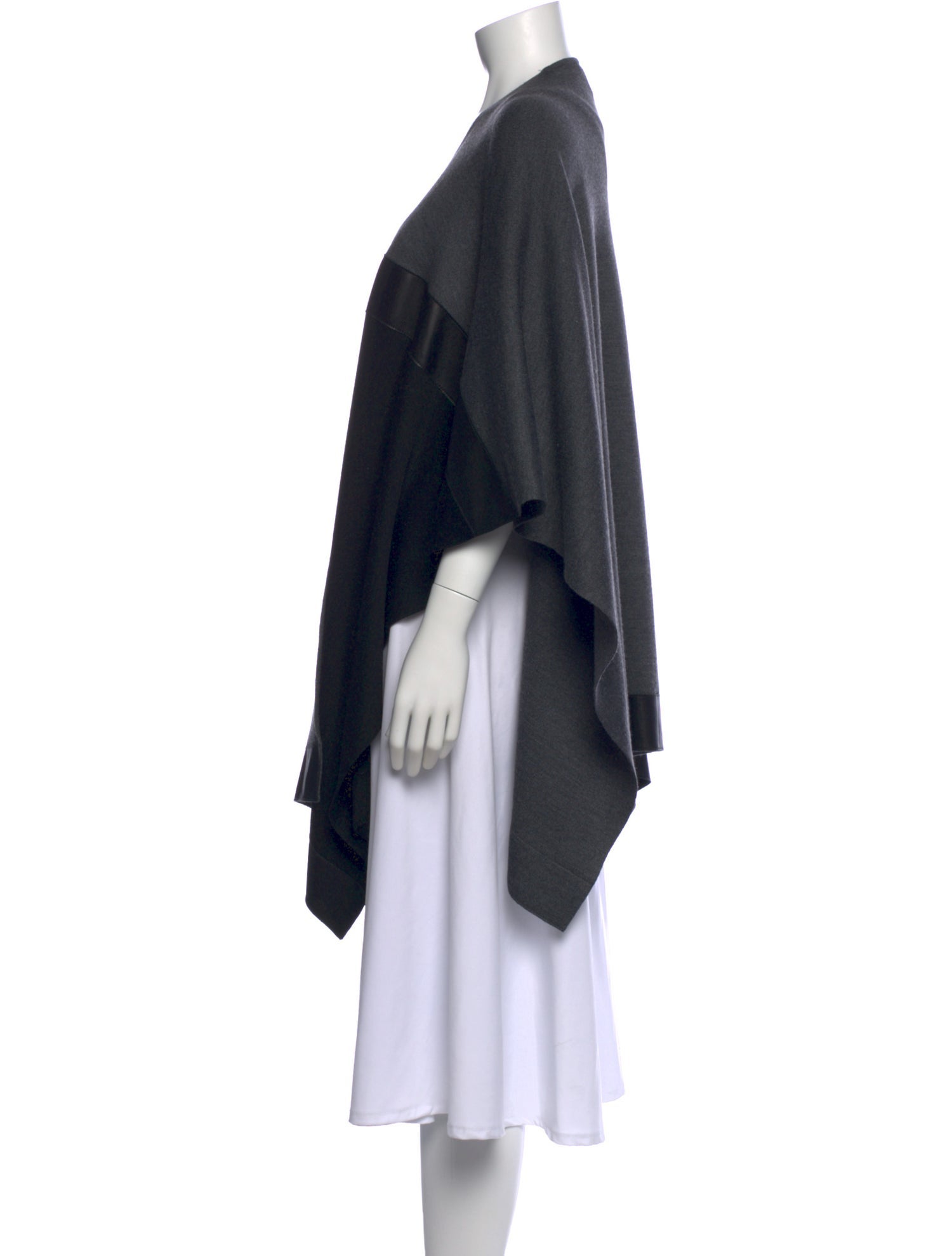 St. John Colorblock Pattern Open Front Sweater