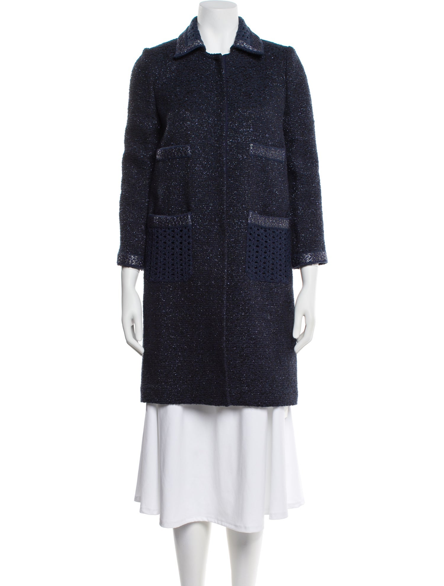 St. John Tweed Pattern Evening Jacket w/ Tags