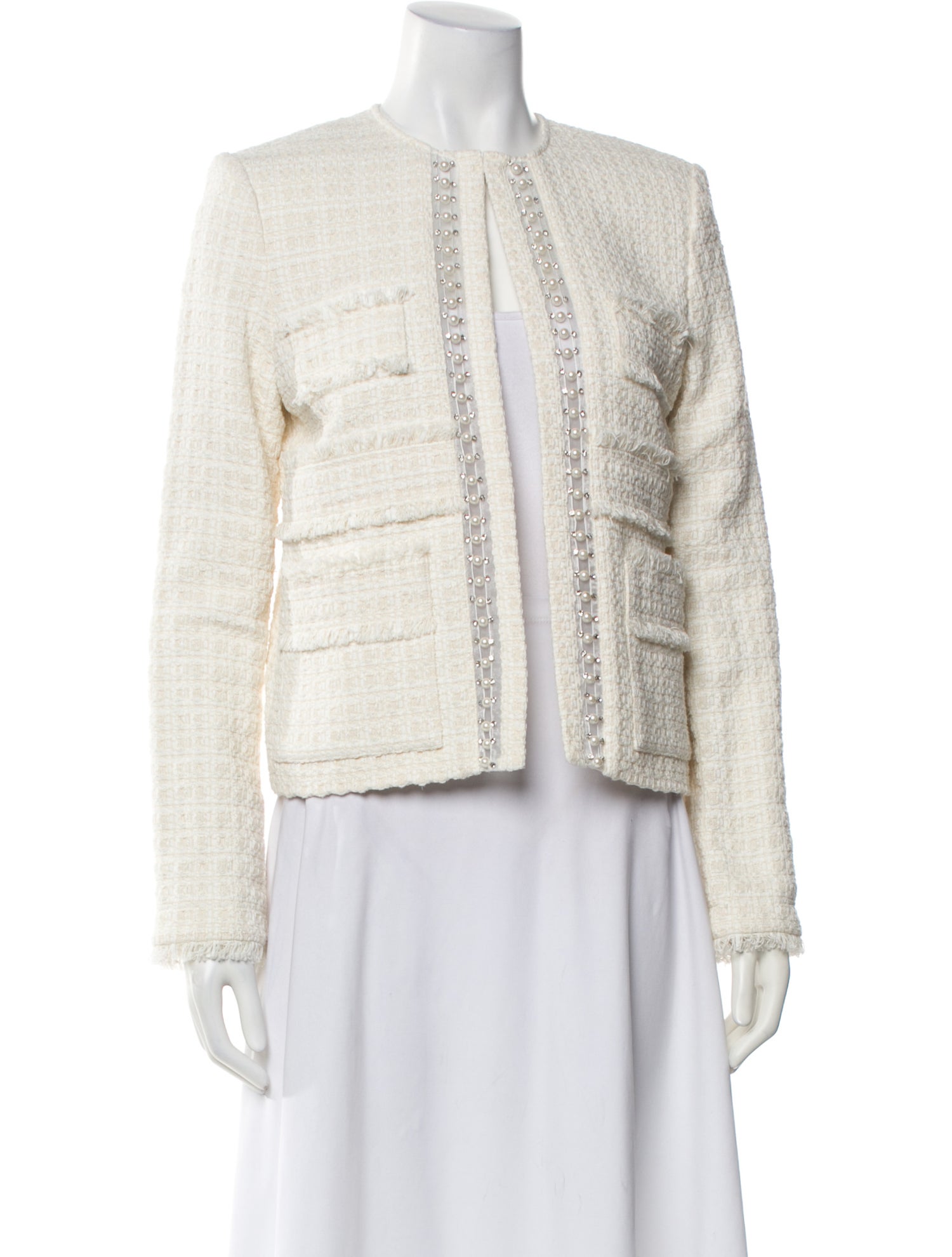 St. John Tweed Pattern Evening Jacket w/ Tags