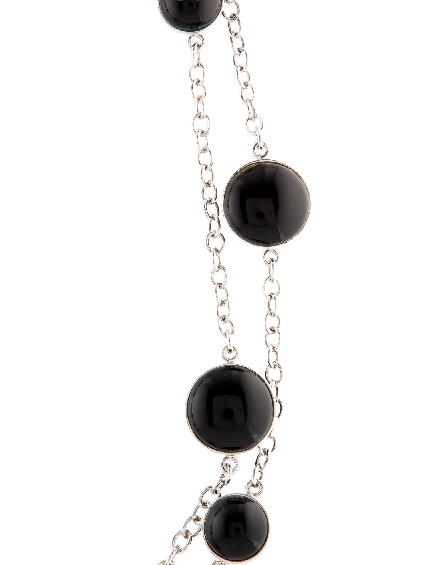 St. John Resin Double Strand Station Necklace