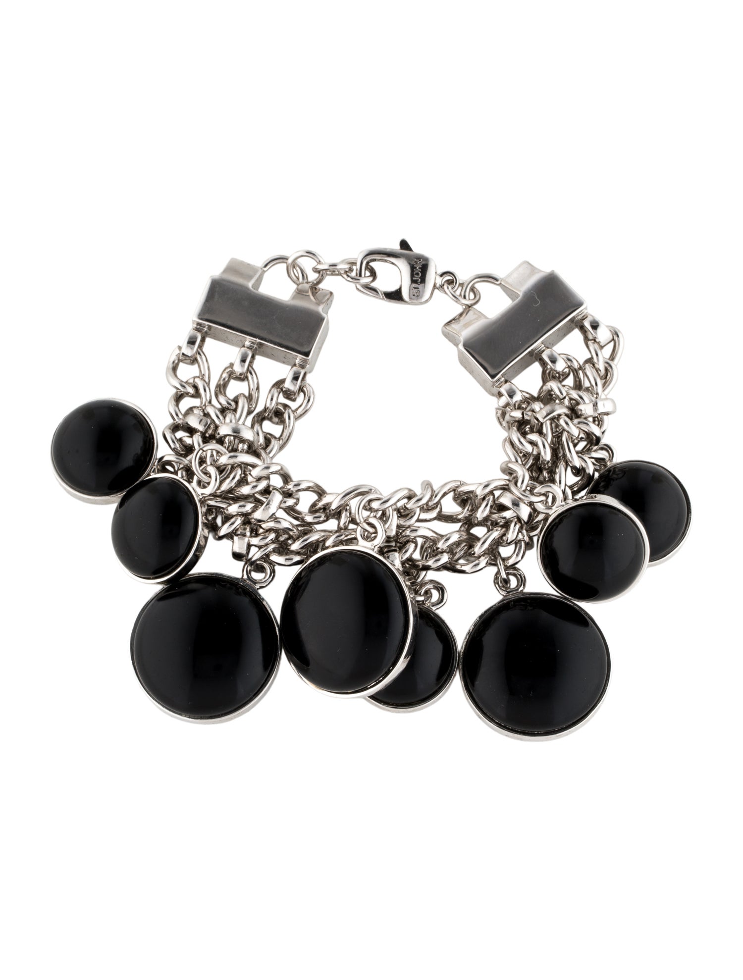 St. John Resin Multistrand Station Bracelet