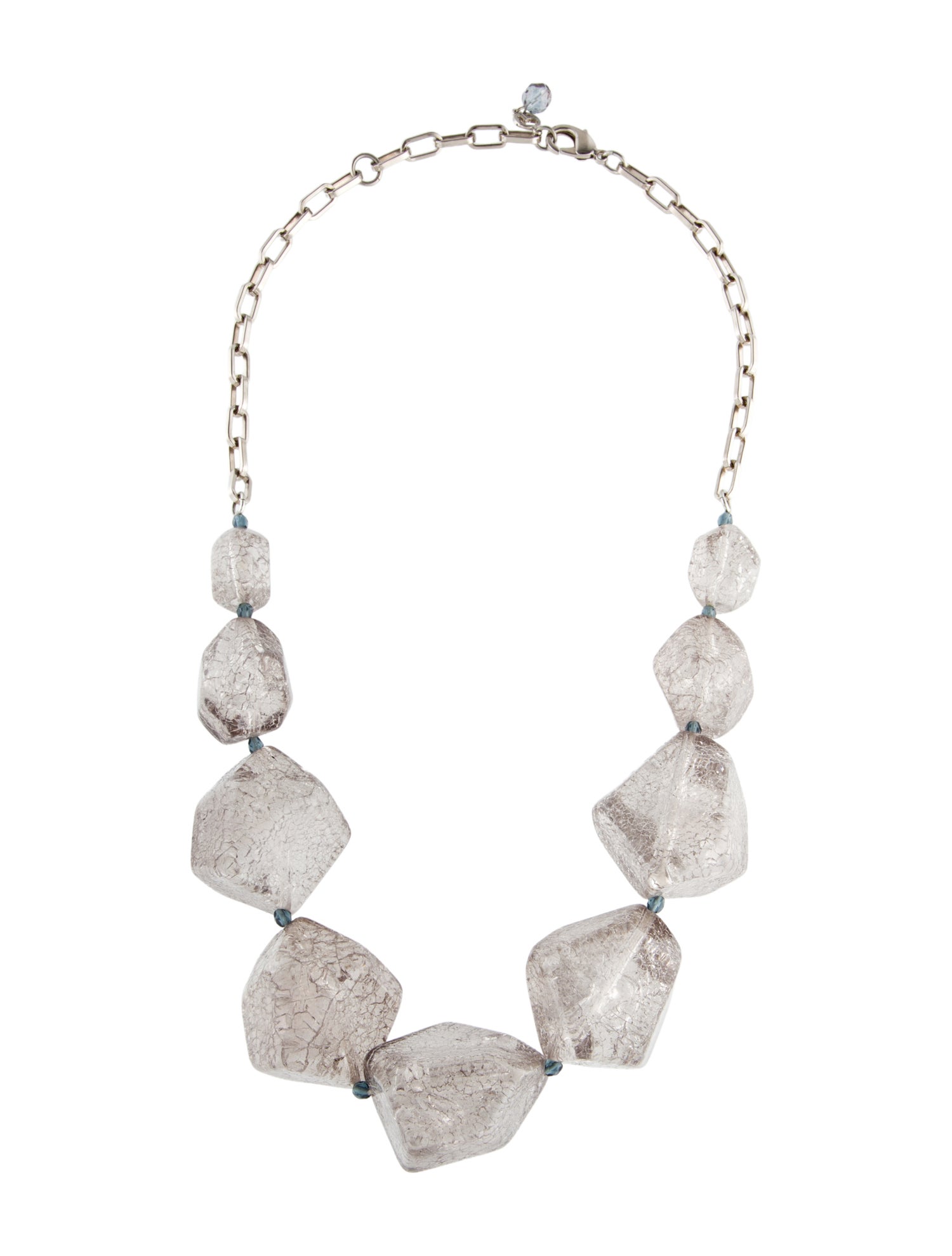 St. John Resin Bead Strand Necklace