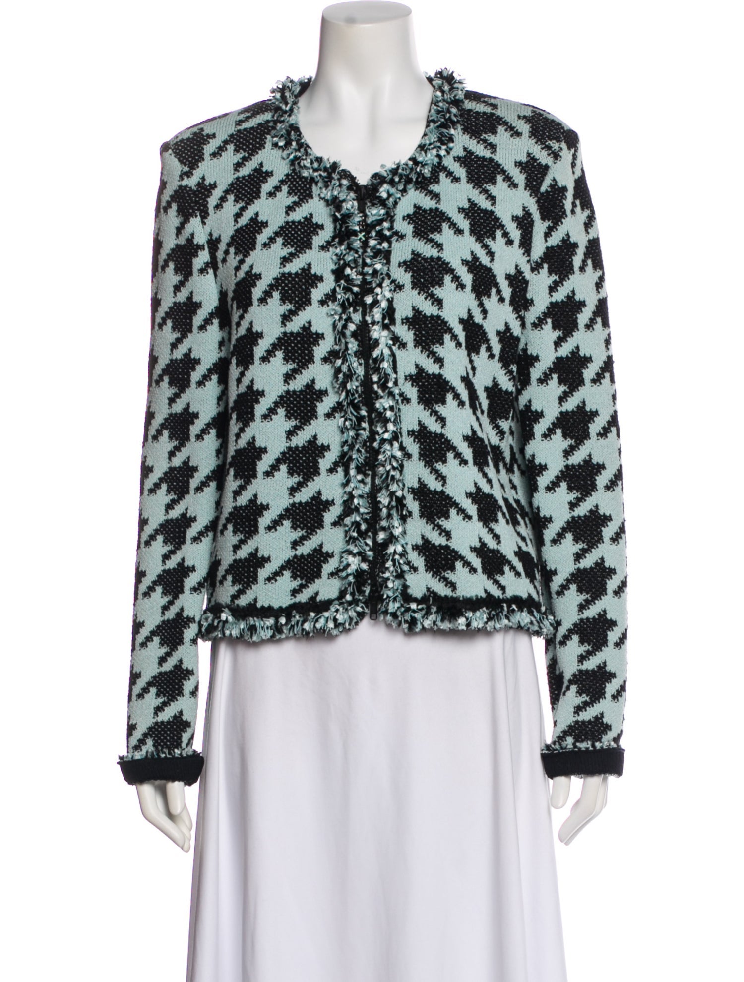 St. John Tweed Pattern Evening Jacket