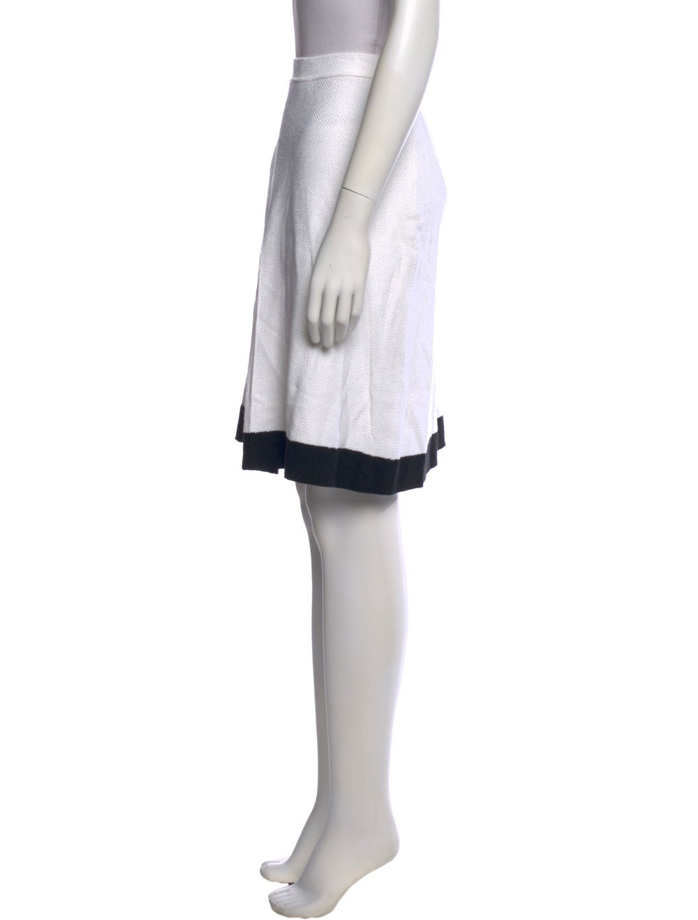 St. John Colorblock Pattern Knee-Length Skirt w/ … - image 2