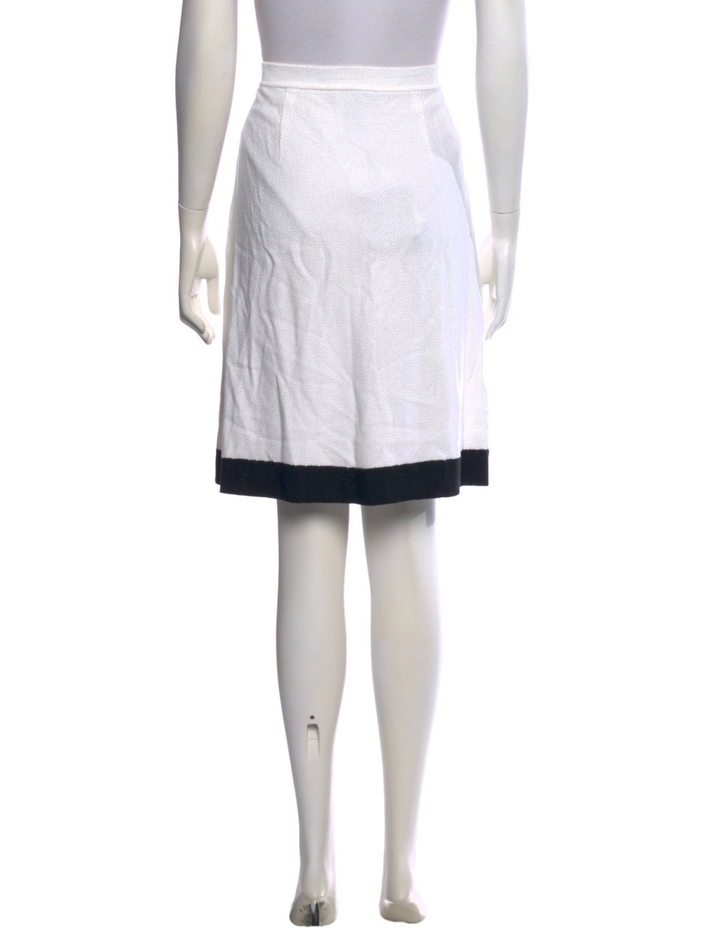 St. John Colorblock Pattern Knee-Length Skirt w/ … - image 3