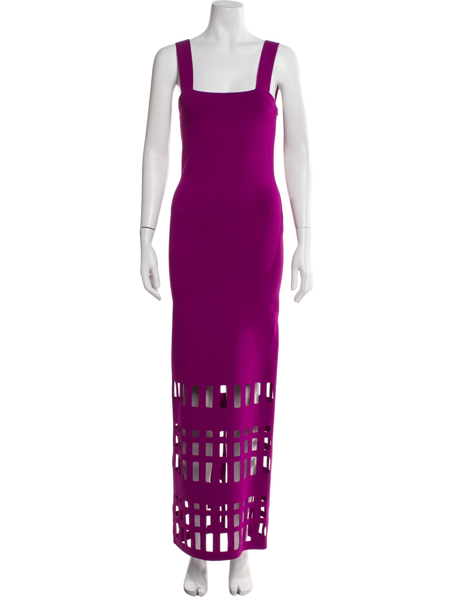 St. John Square Neckline Long Dress w/ Tags