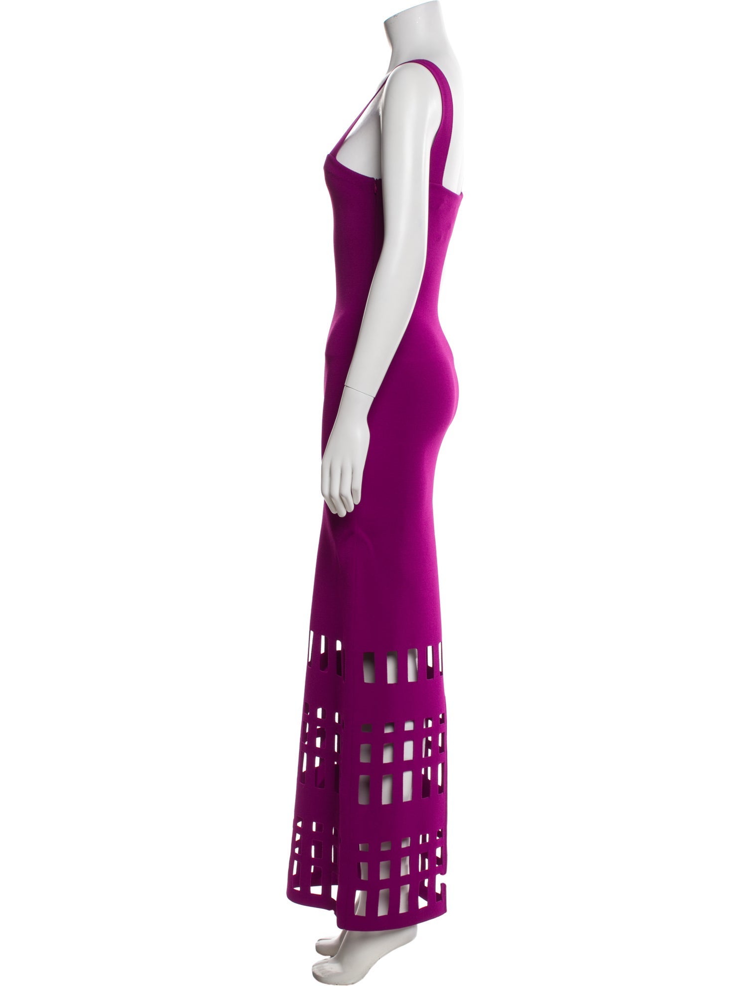 St. John Square Neckline Long Dress w/ Tags
