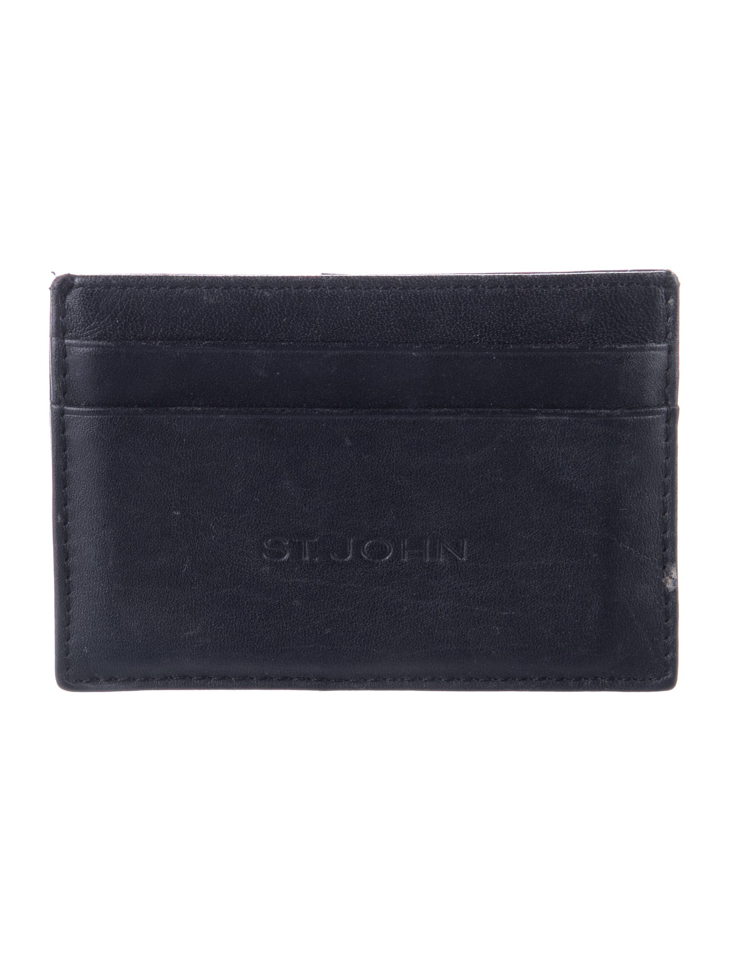 St. John Leather Card Holder