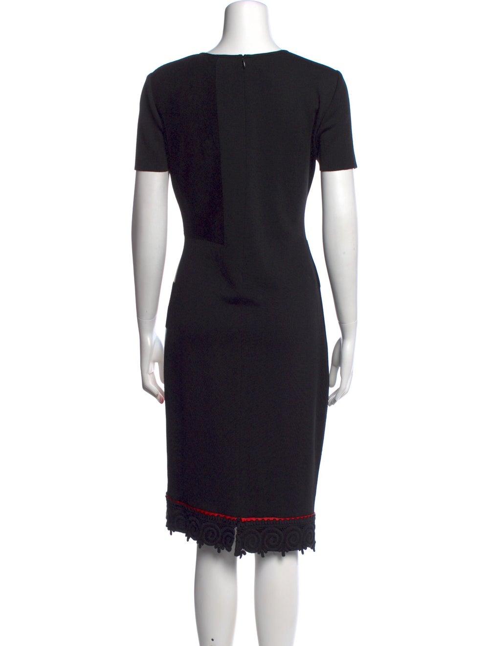 St. John Colorblock Pattern Midi Length Dress - image 3