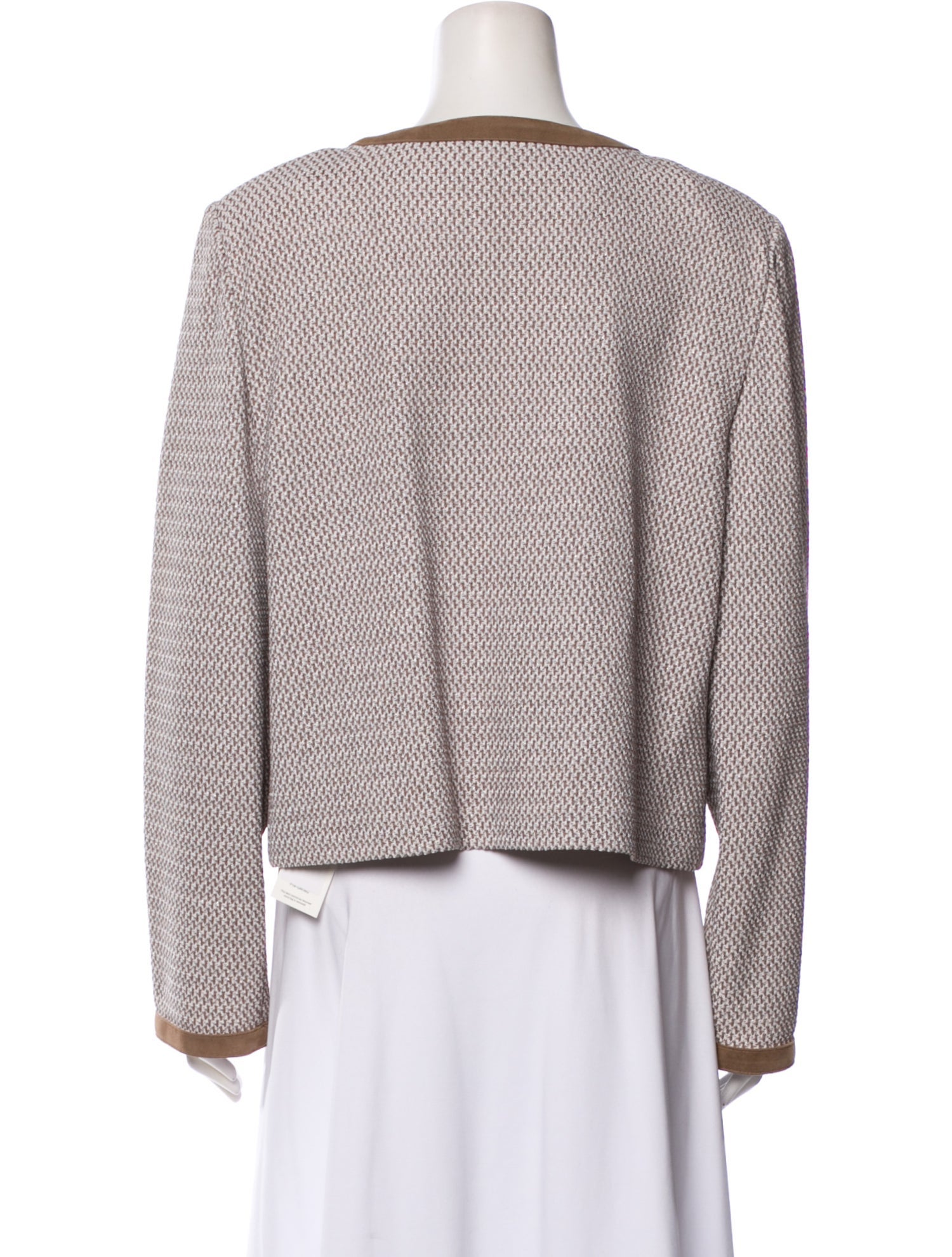 Wool Tweed Pattern Jacket