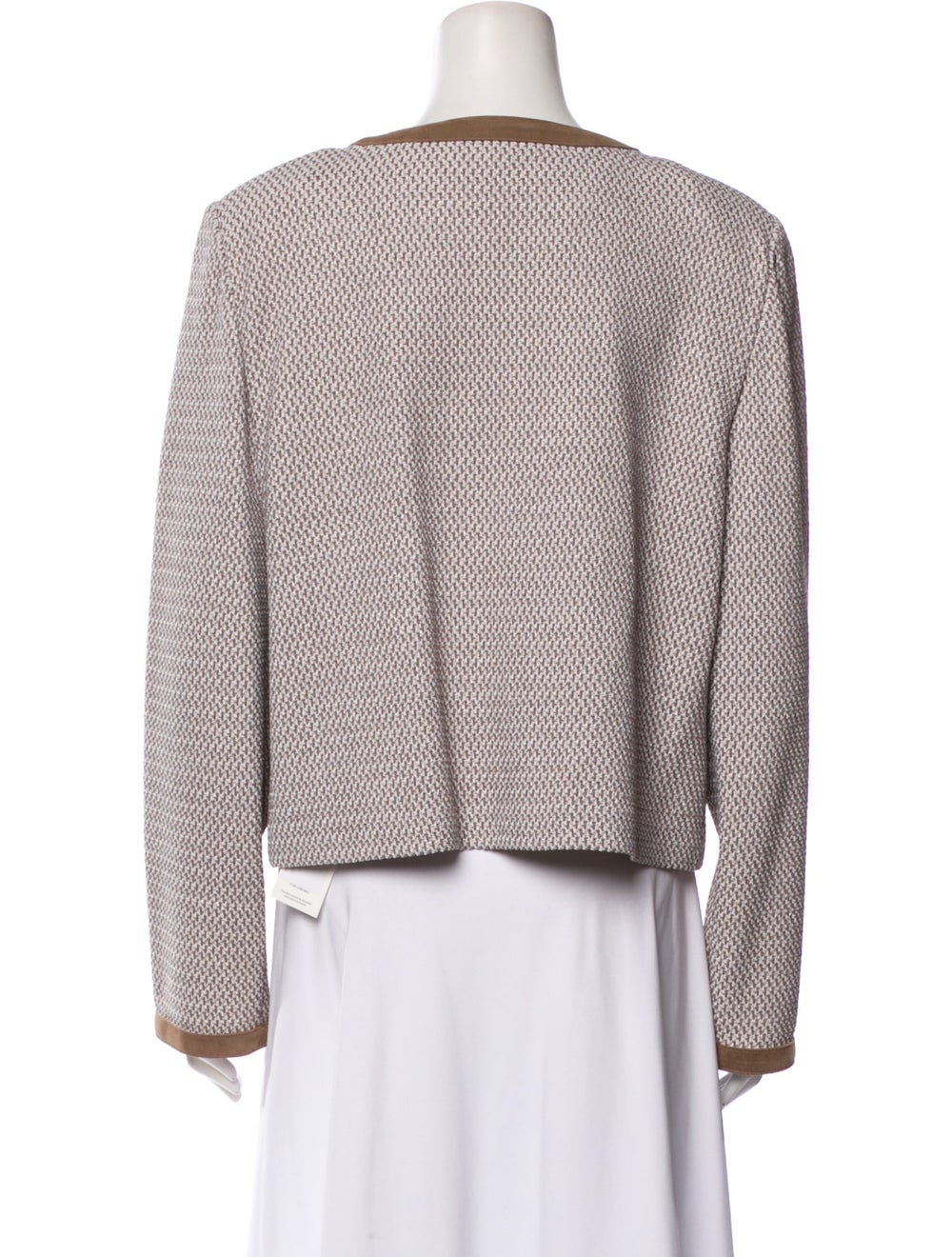 St. John Wool Tweed Pattern Jacket - image 3