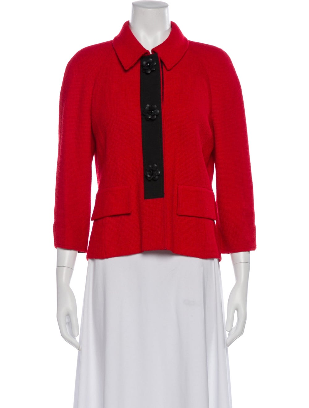 St. John Colorblock Pattern Jacket - image 1