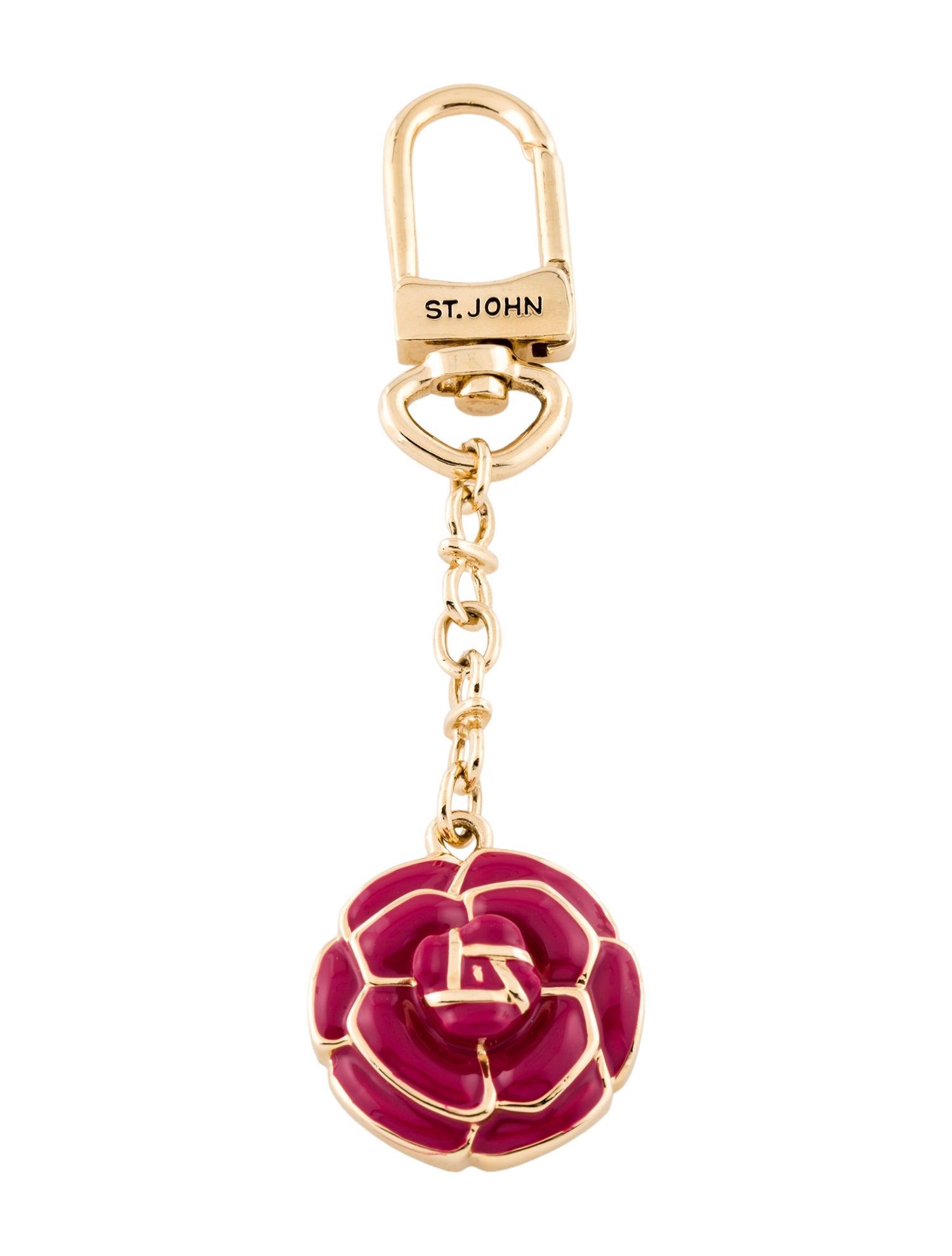St. John Enamel Keychain