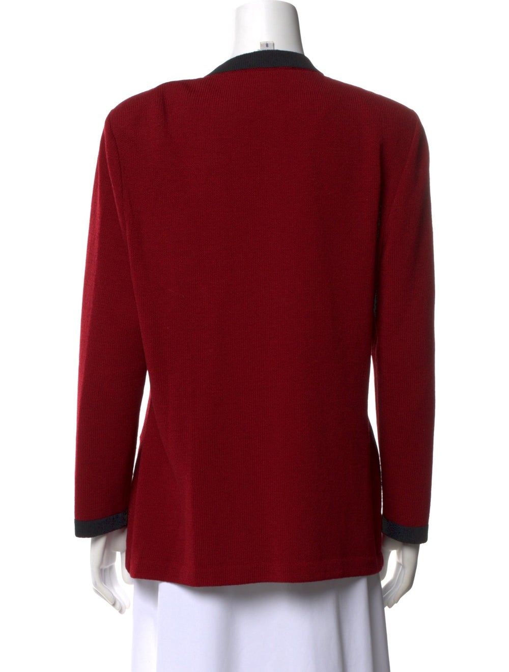 St. John Colorblock Pattern Crew Neck Sweater - image 3