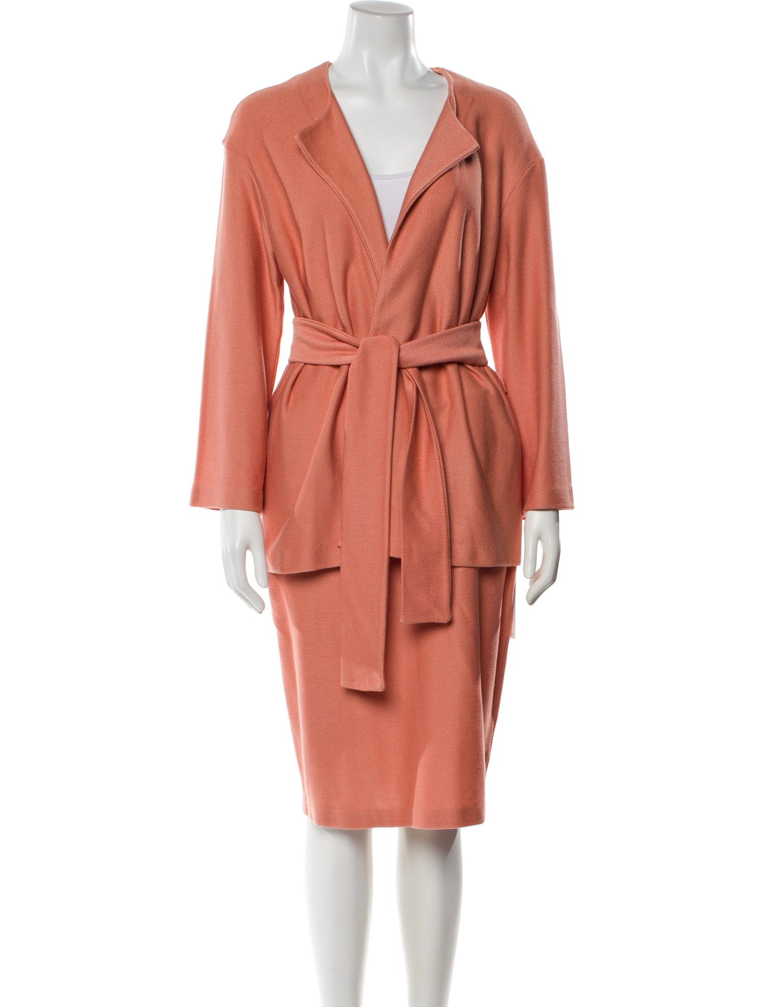 St. John Wool Skirt Set