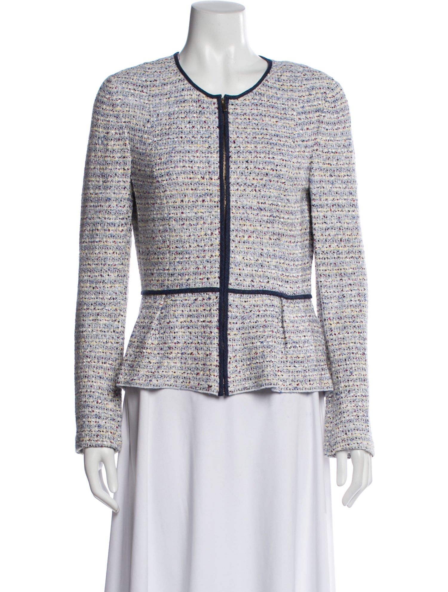 St. John Tweed Pattern Evening Jacket