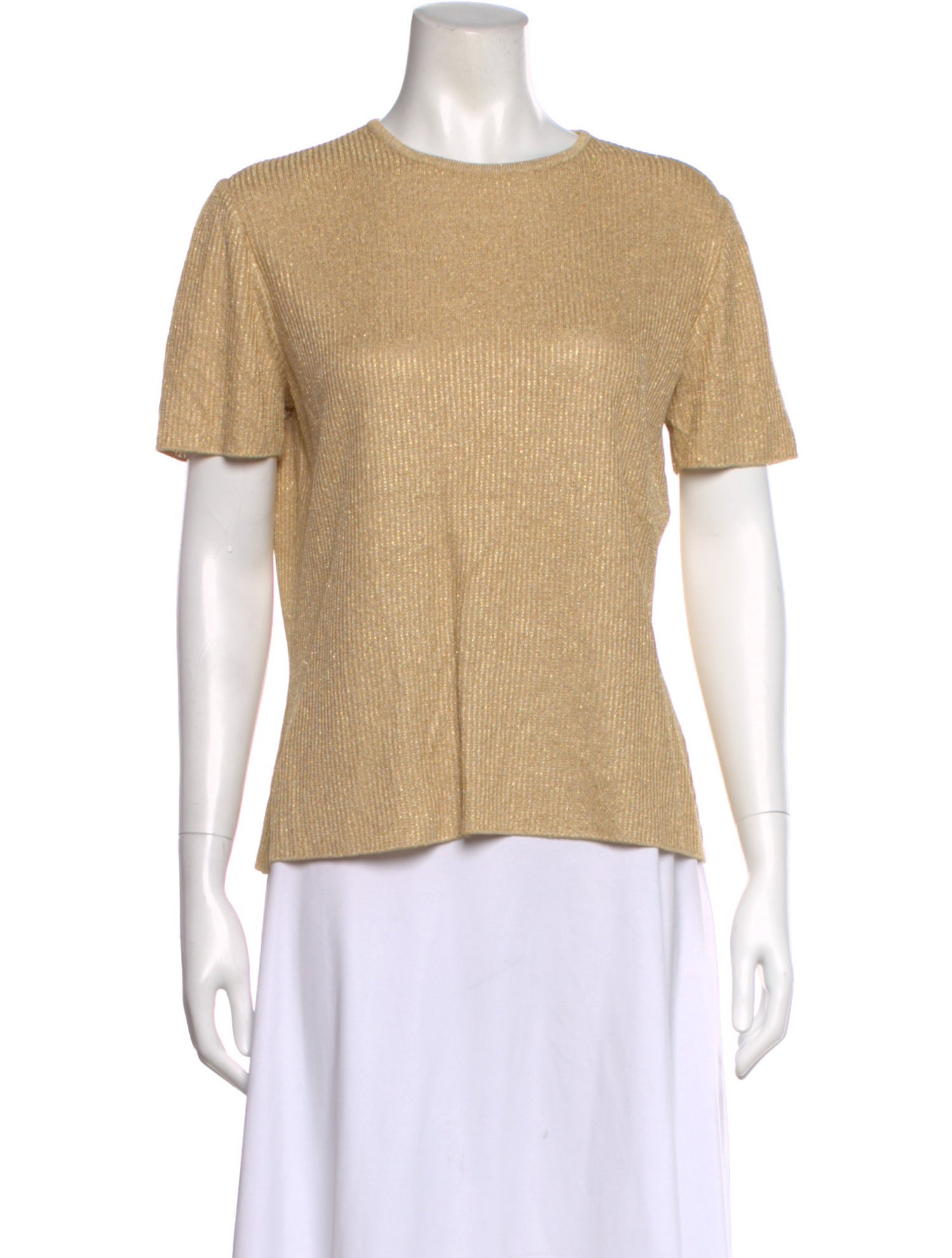 St. John Crew Neck Short Sleeve T-Shirt