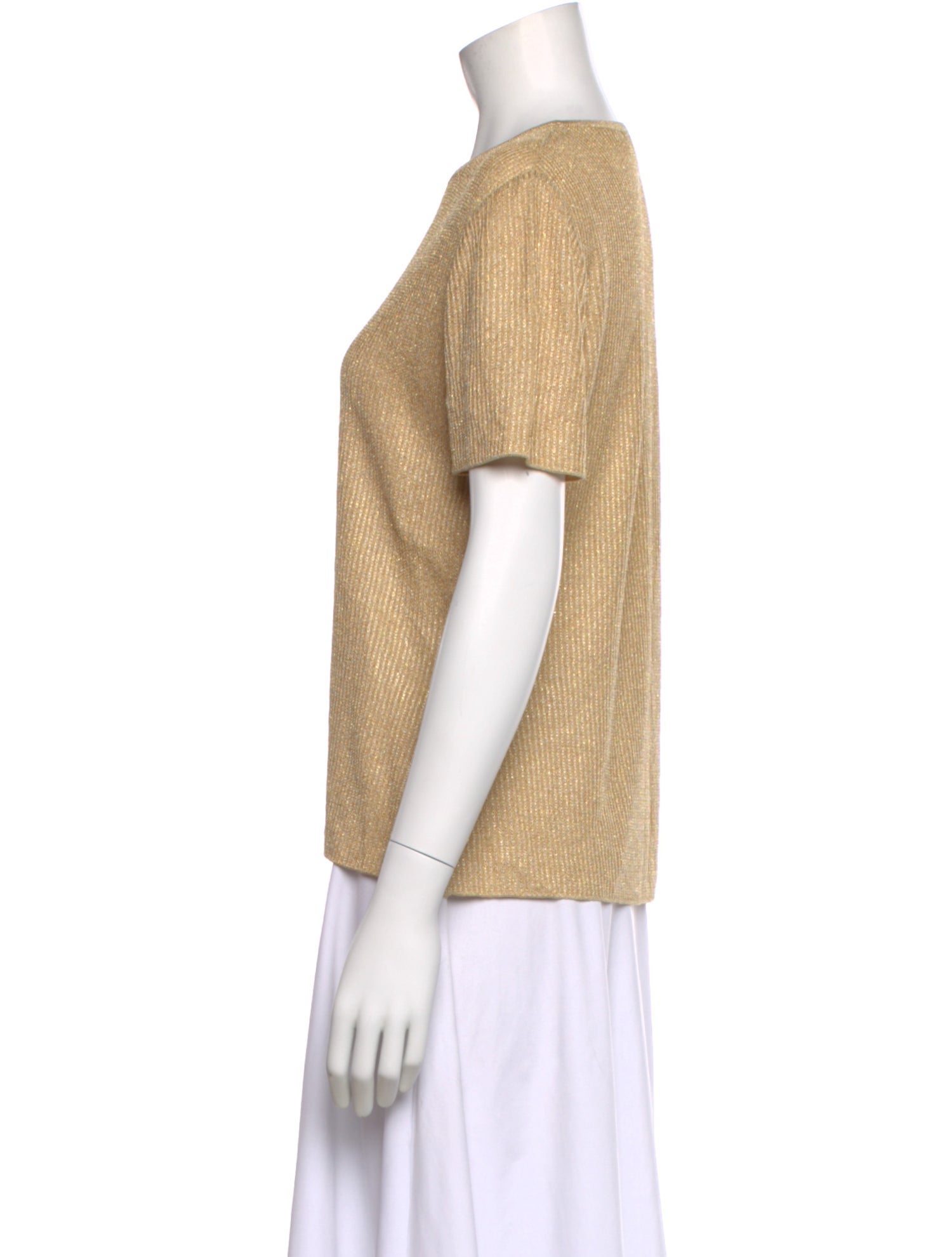 St. John Crew Neck Short Sleeve T-Shirt