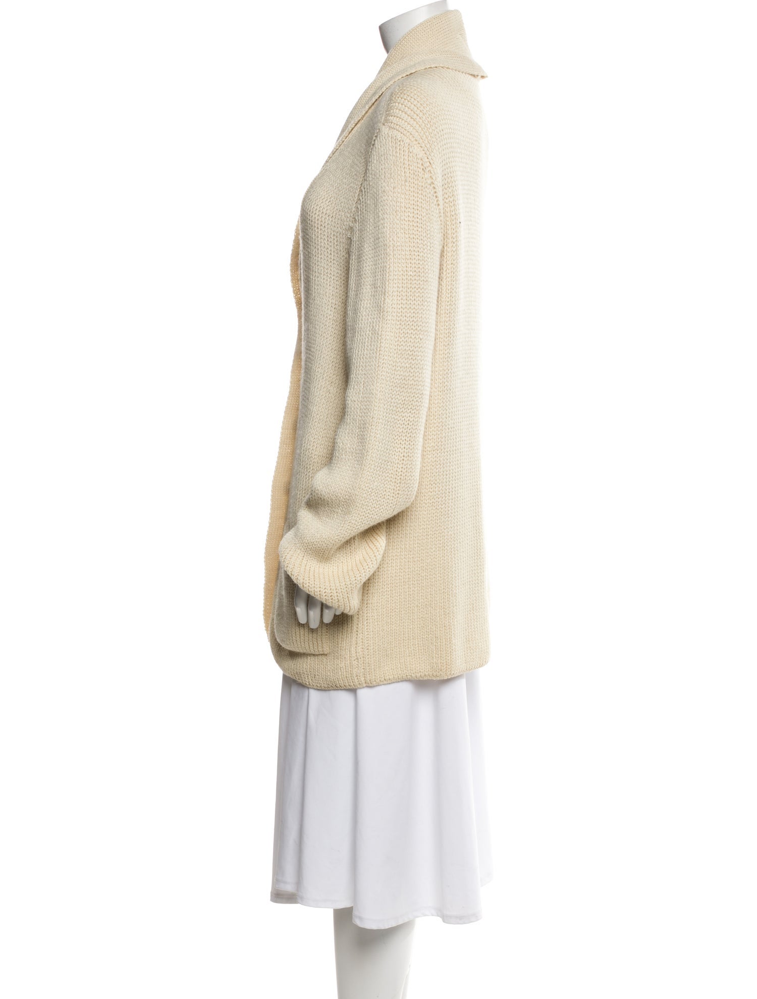 St. John Cashmere Open Front Sweater