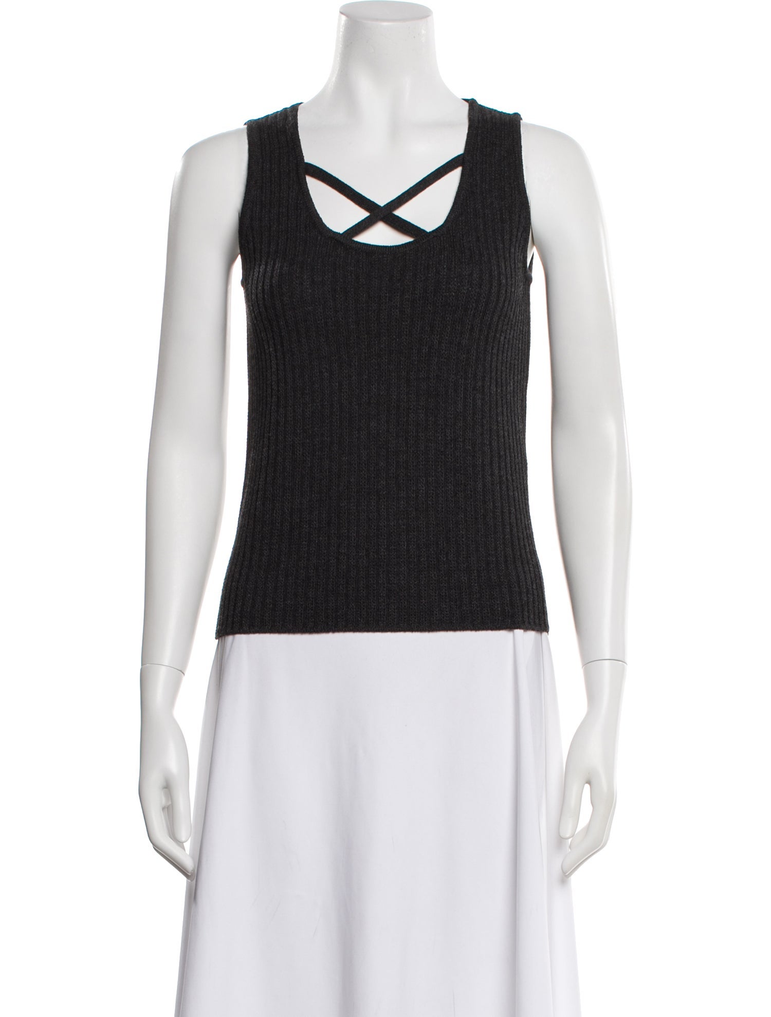 St. John Wool Scoop Neck Sweater