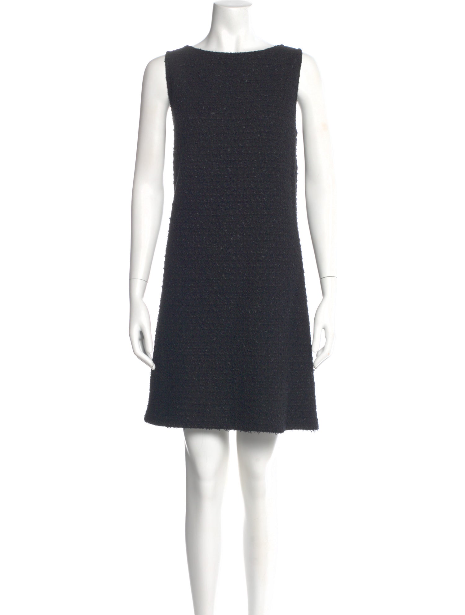 St. John Bateau Neckline Mini Dress