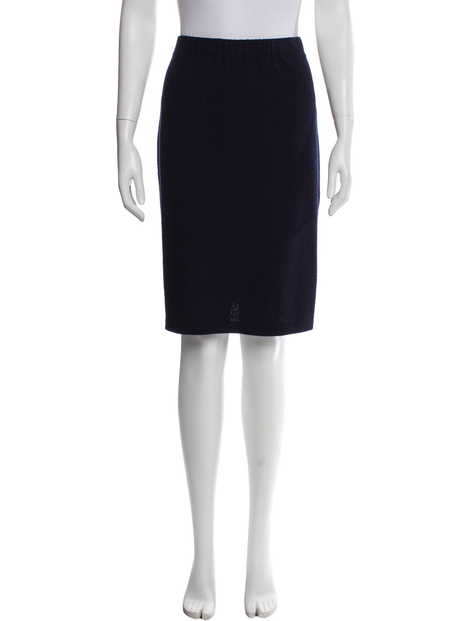 St. John Wool Knee-Length Skirt