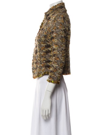 St. John Tweed Pattern Evening Jacket