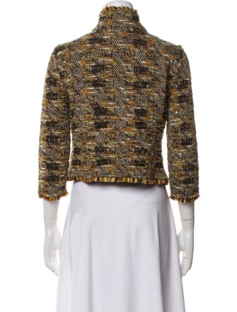 St. John Tweed Pattern Evening Jacket