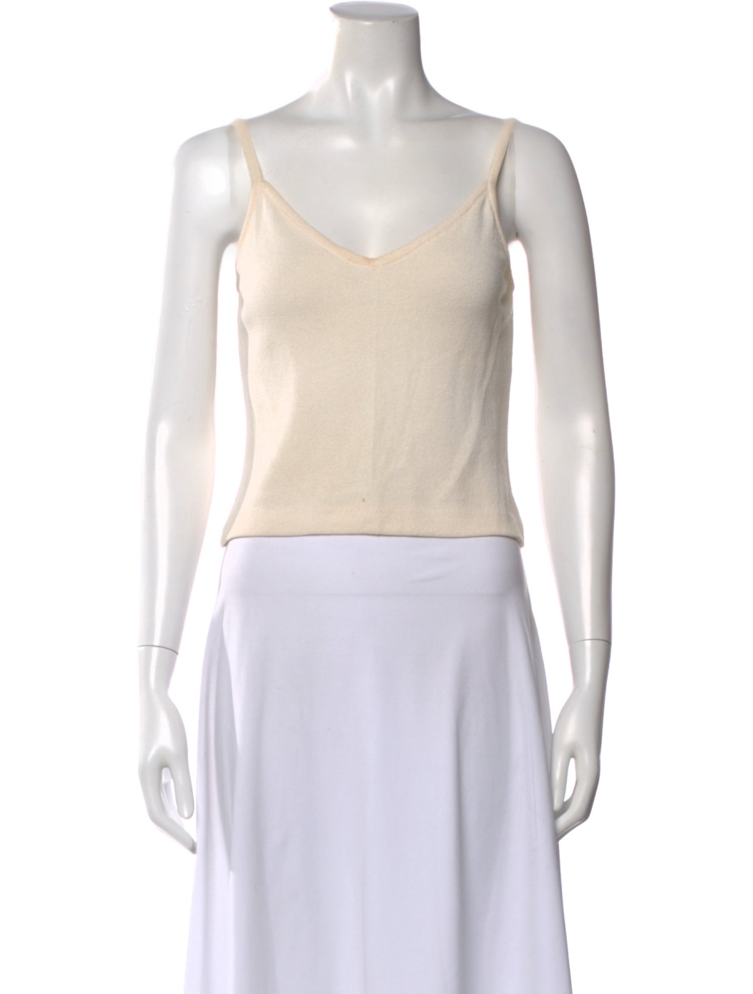 St. John V-Neck Sleeveless Top