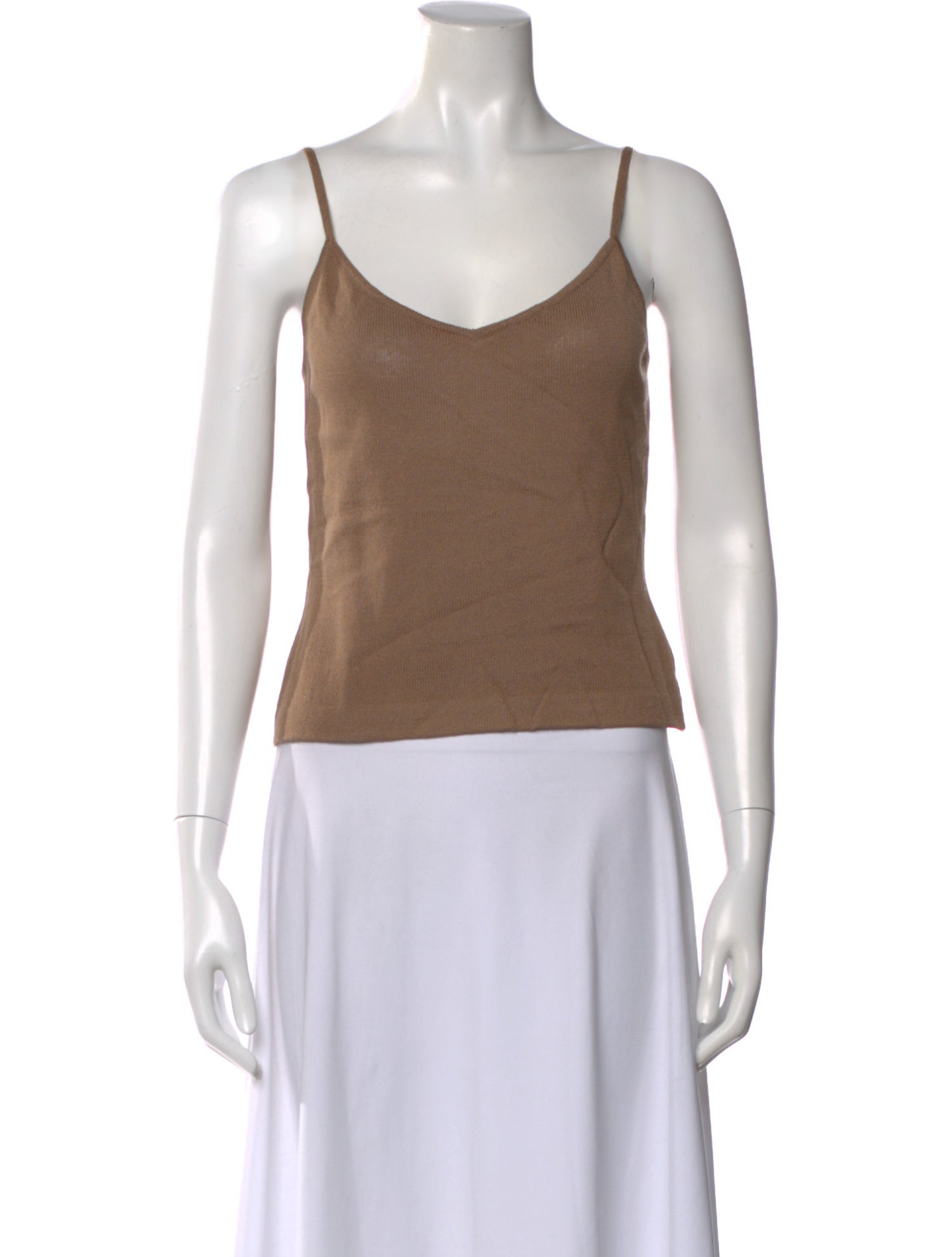 St. John V-Neck Sleeveless Top