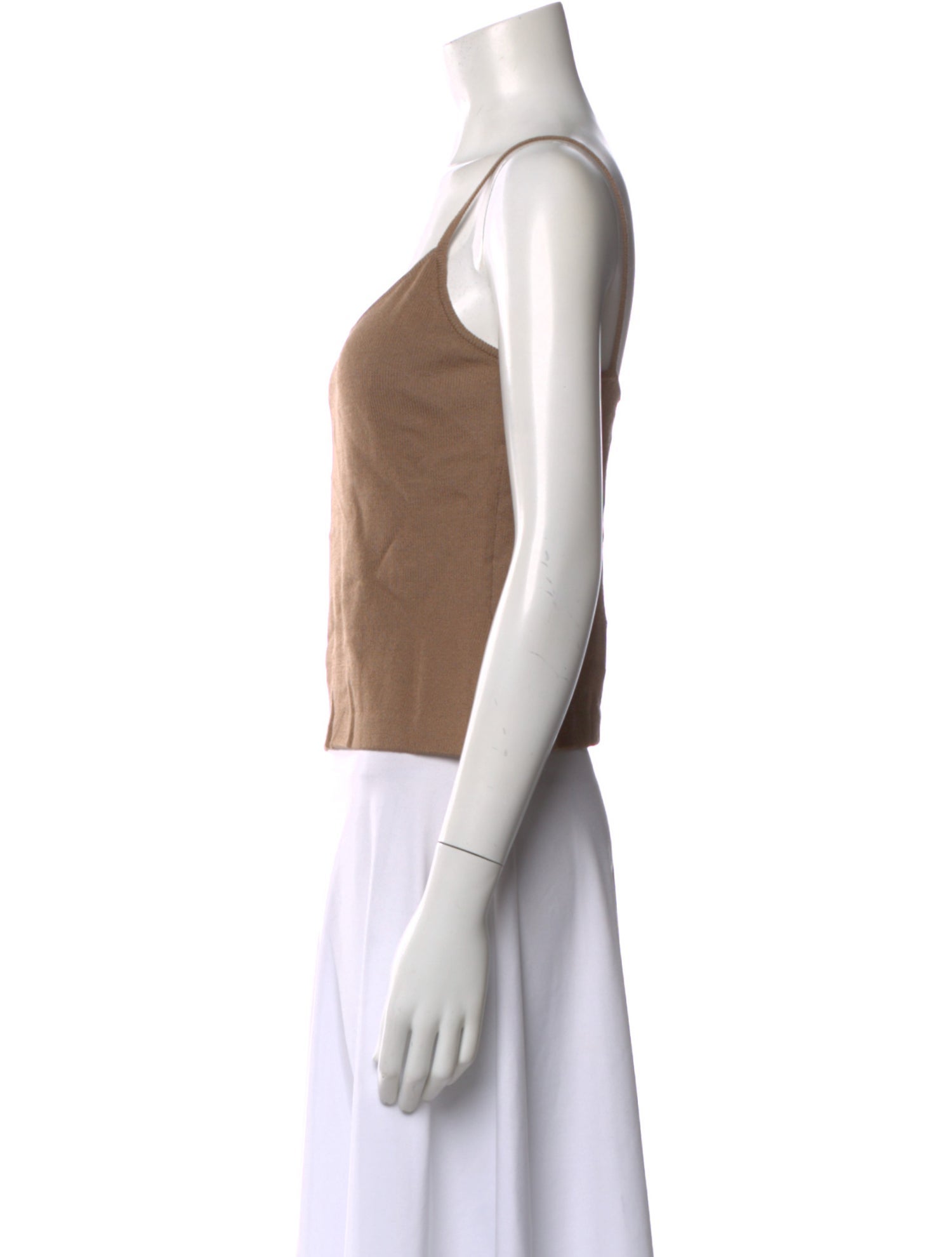 St. John V-Neck Sleeveless Top