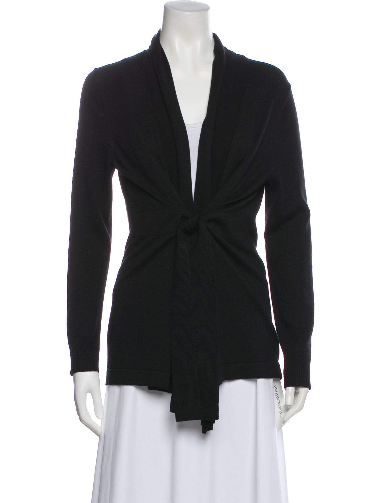 St. John Silk V-Neck Sweater