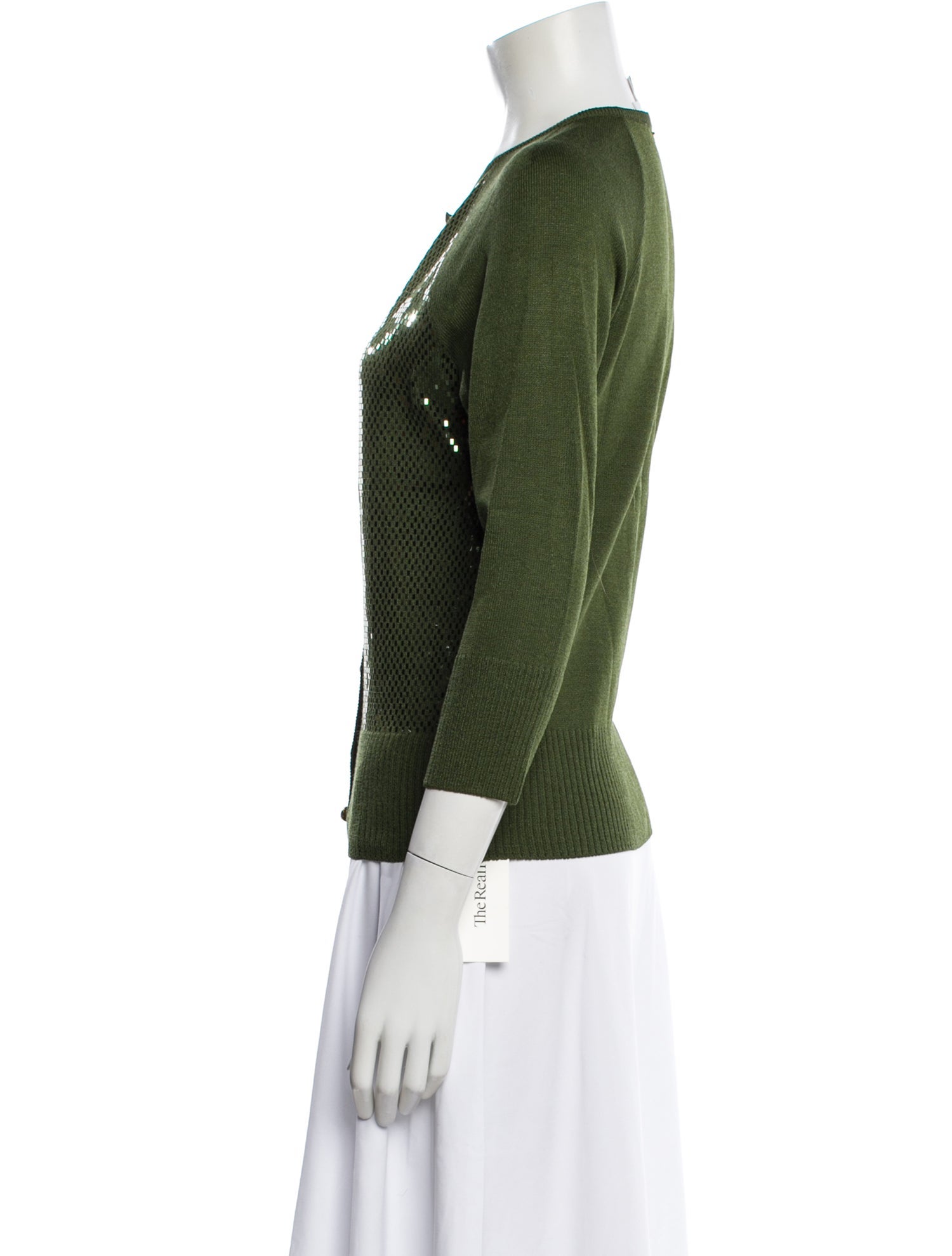 St. John Wool Scoop Neck Sweater