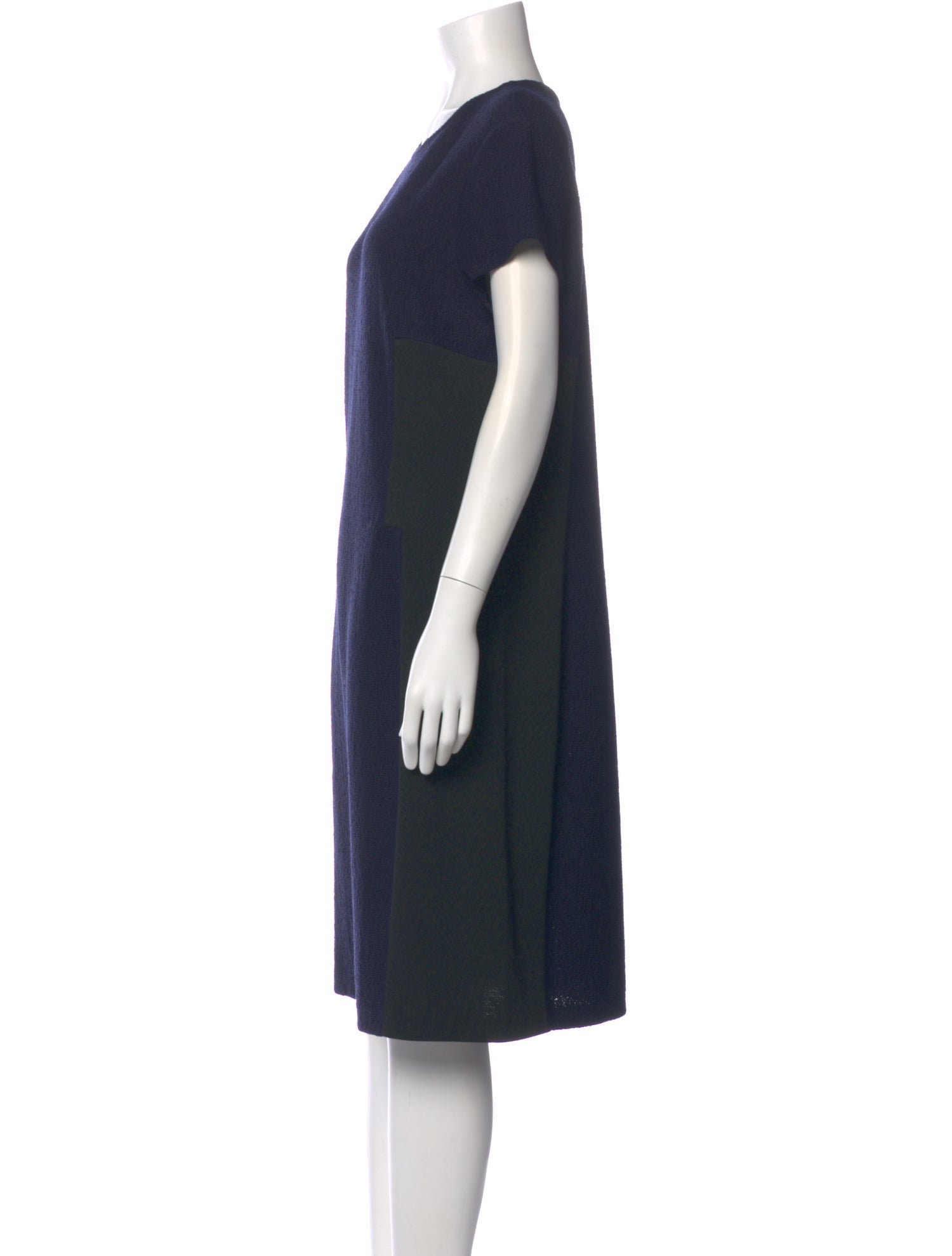 St. John Wool Midi Length Dress
