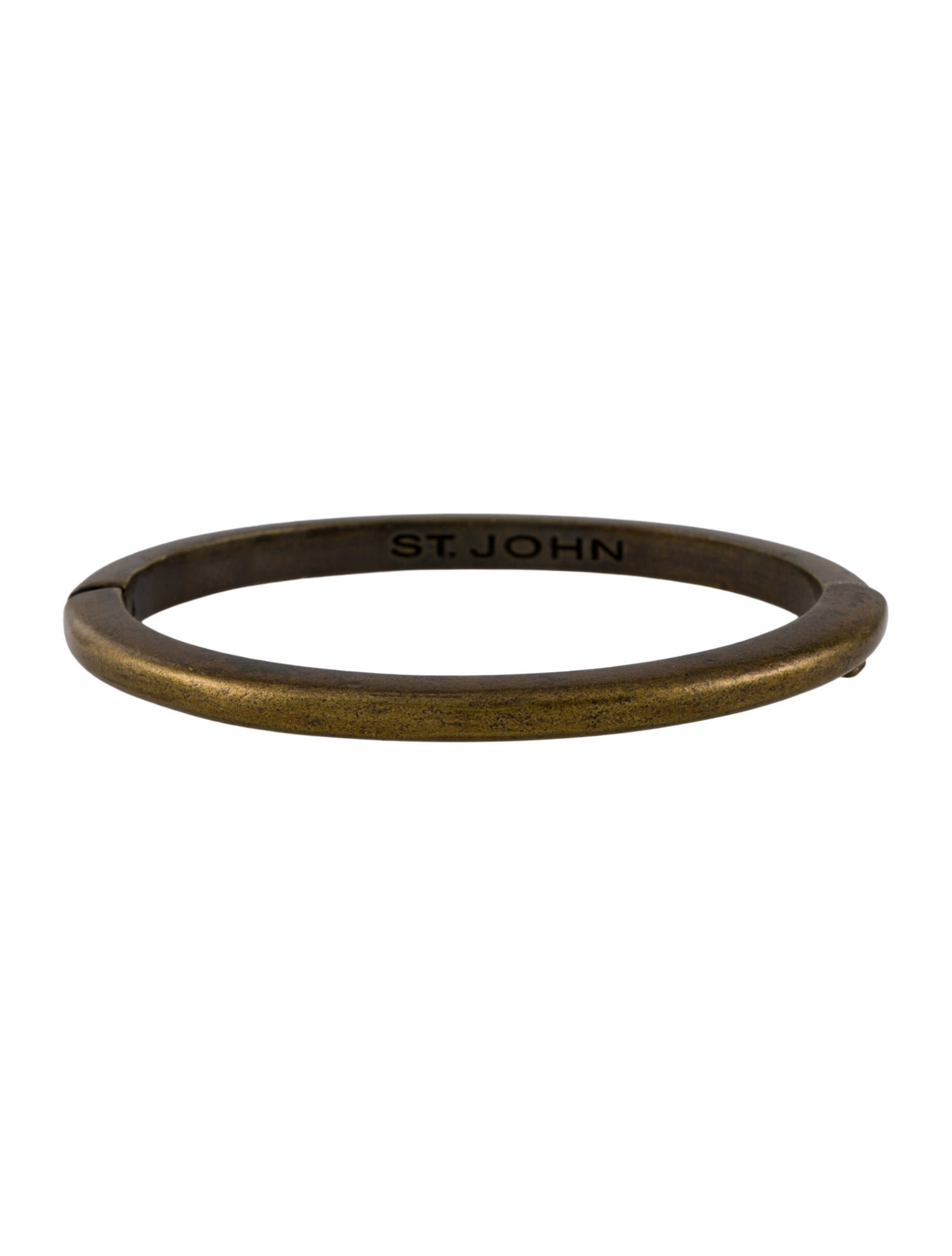 St. John Hinged Bangle Bracelet
