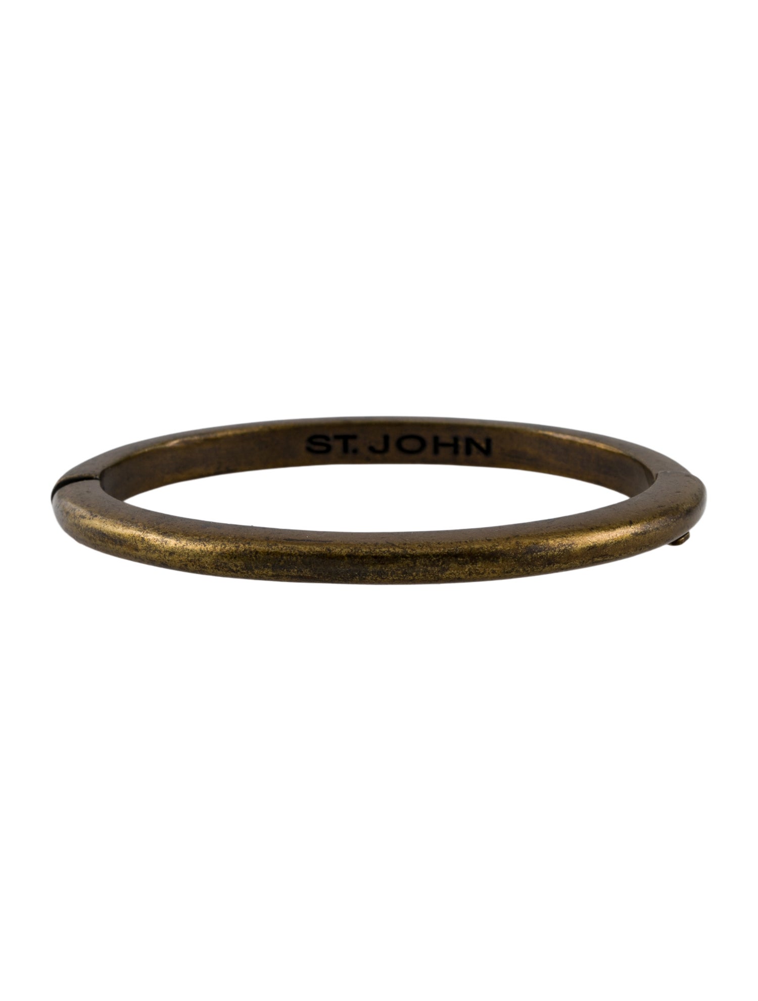 St. John Hinged Bangle Bracelet