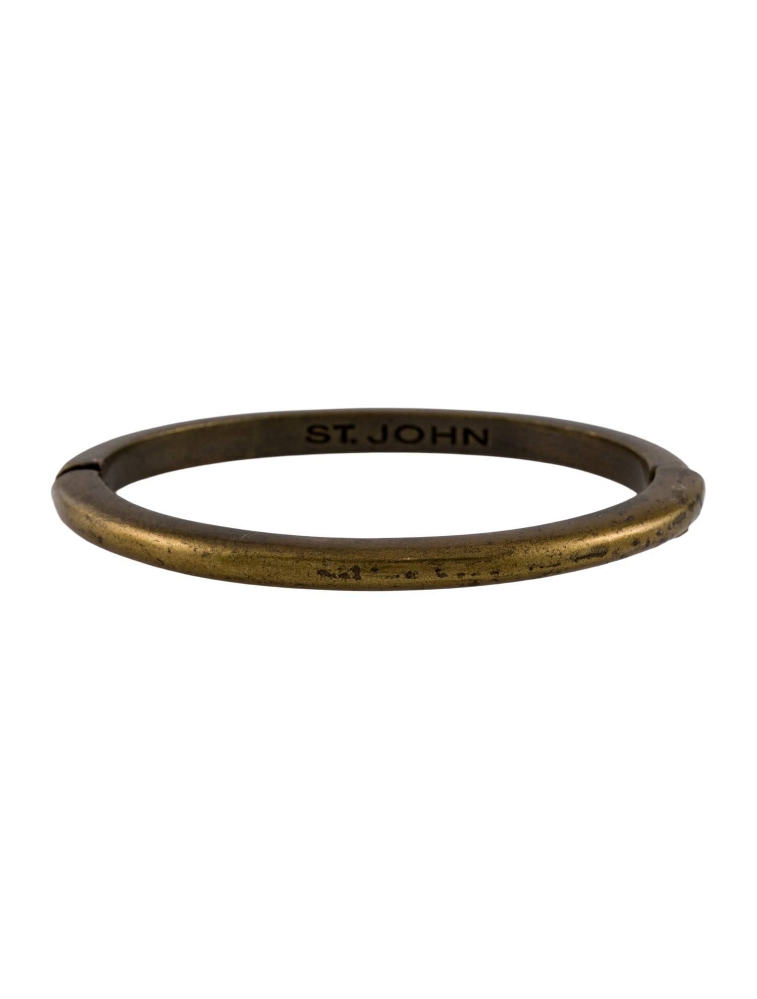 St. John Hinged Bangle Bracelet