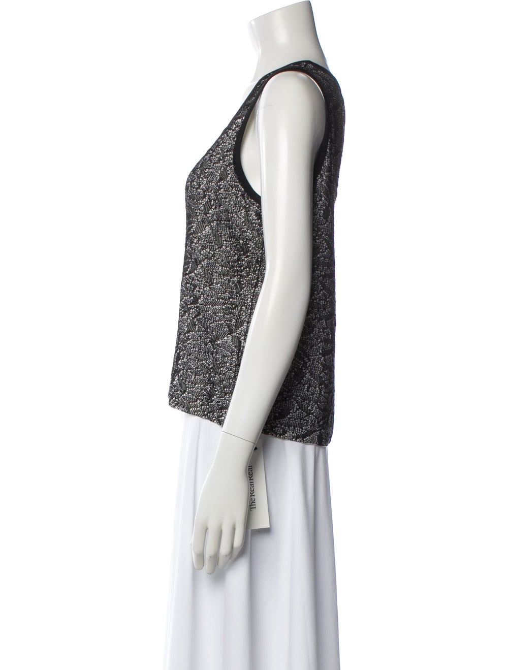 St. John Wool Patterned Top - image 2