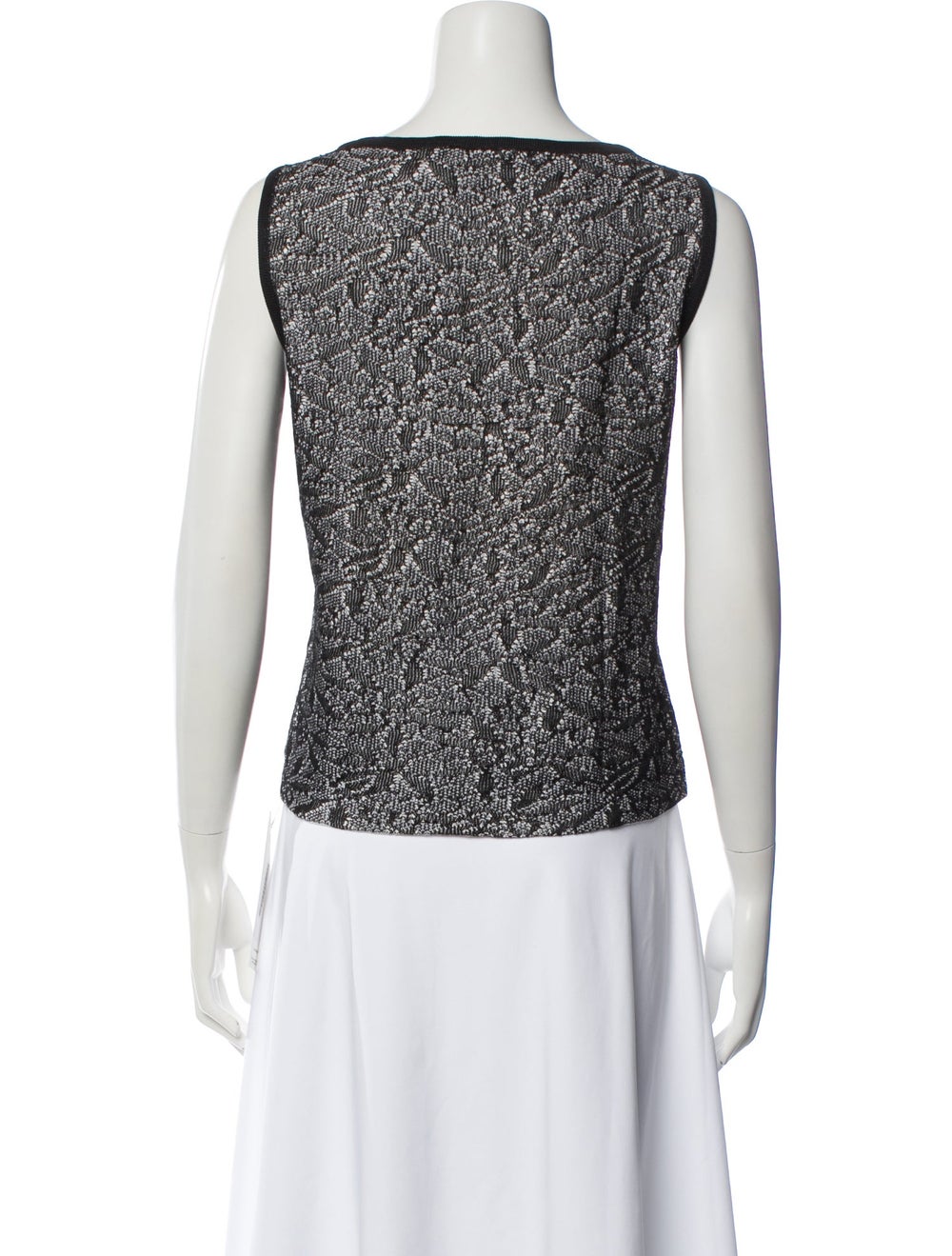 St. John Wool Patterned Top - image 3
