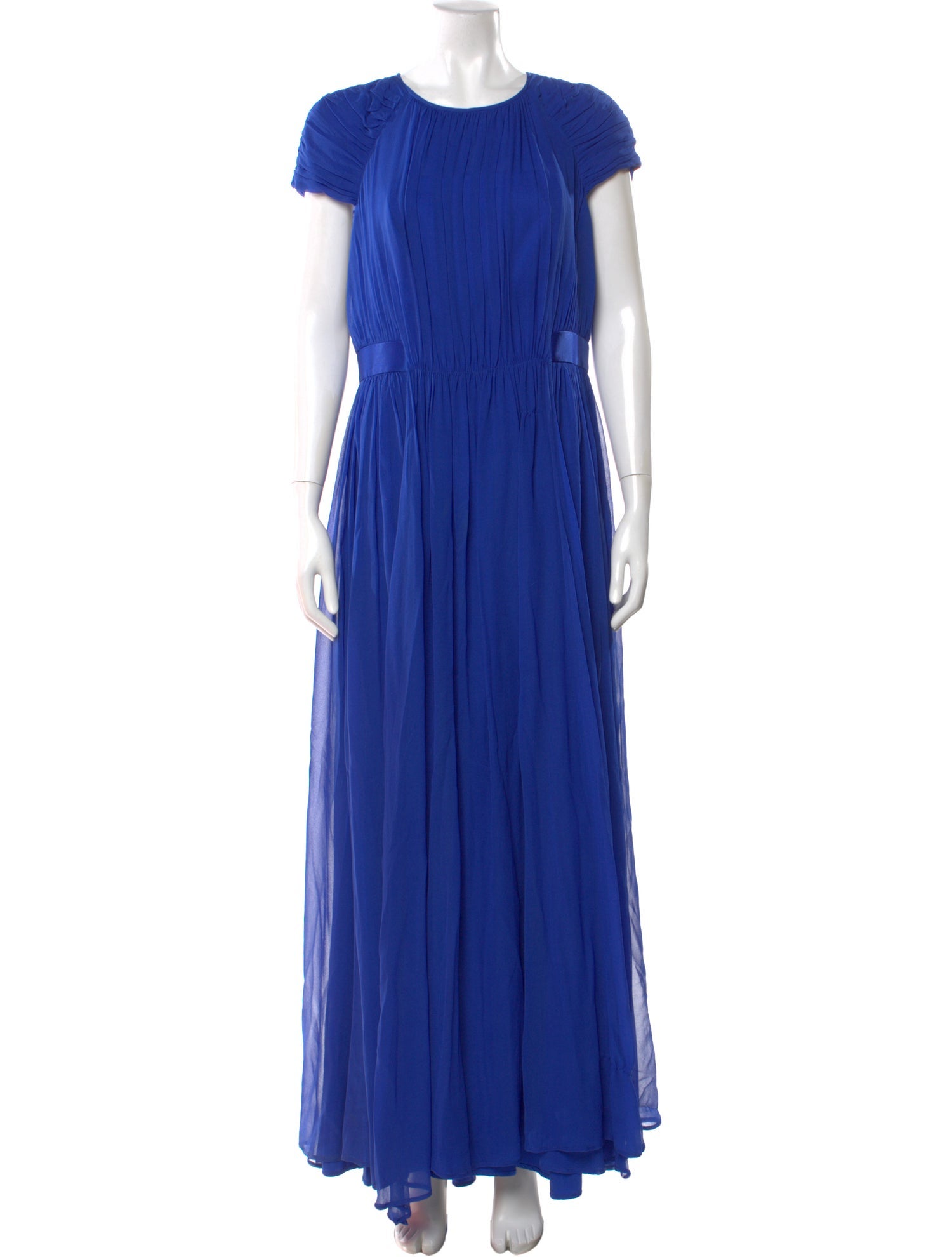 St. John Crew Neck Long Dress