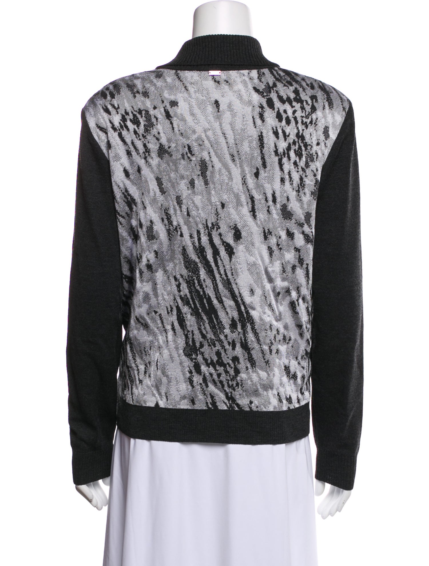 St. John Wool Animal Print Jacket