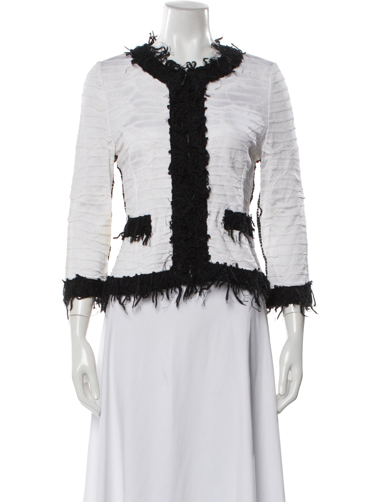 St. John Three-Quarter Sleeve Blouse