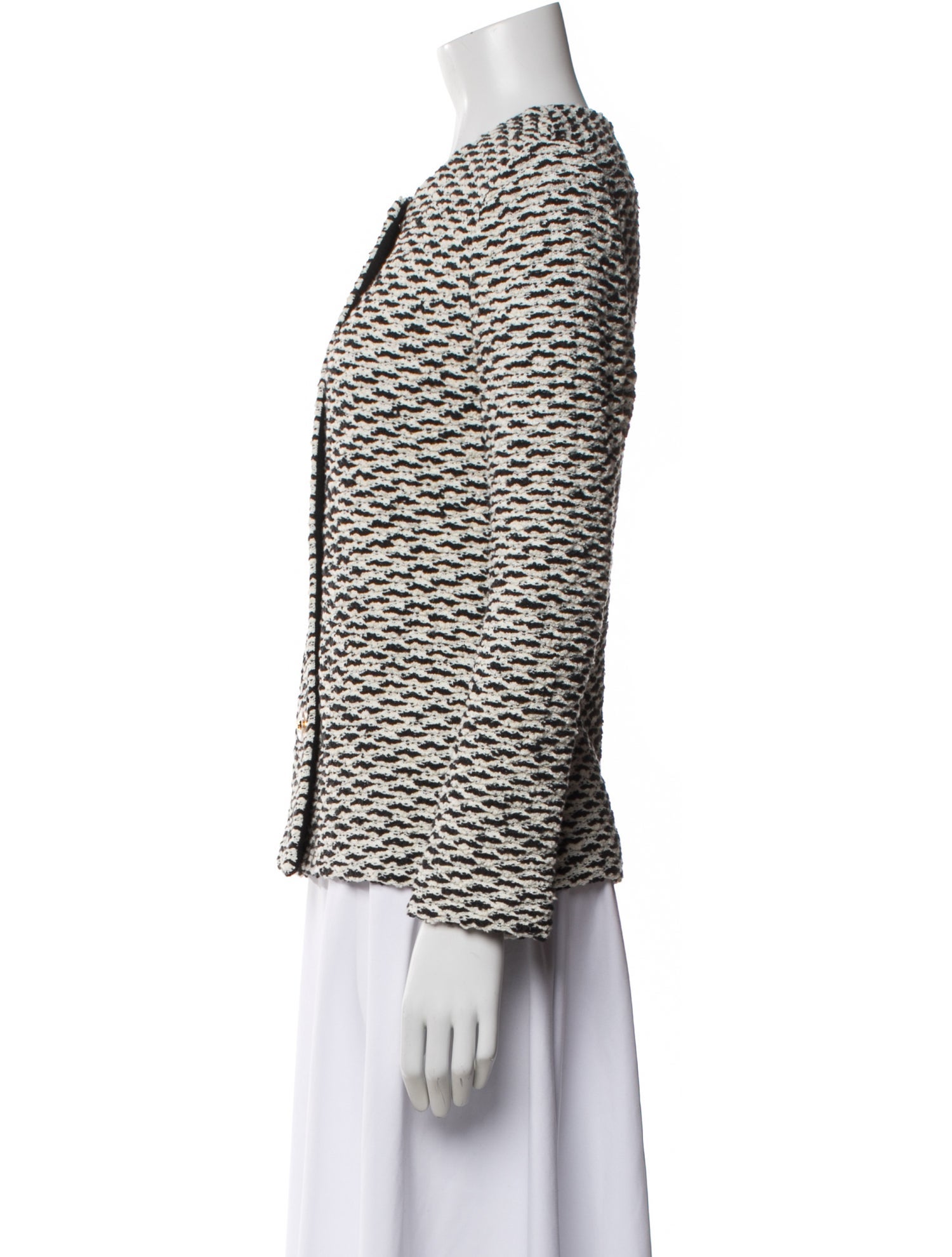 St. John Tweed Pattern Jacket