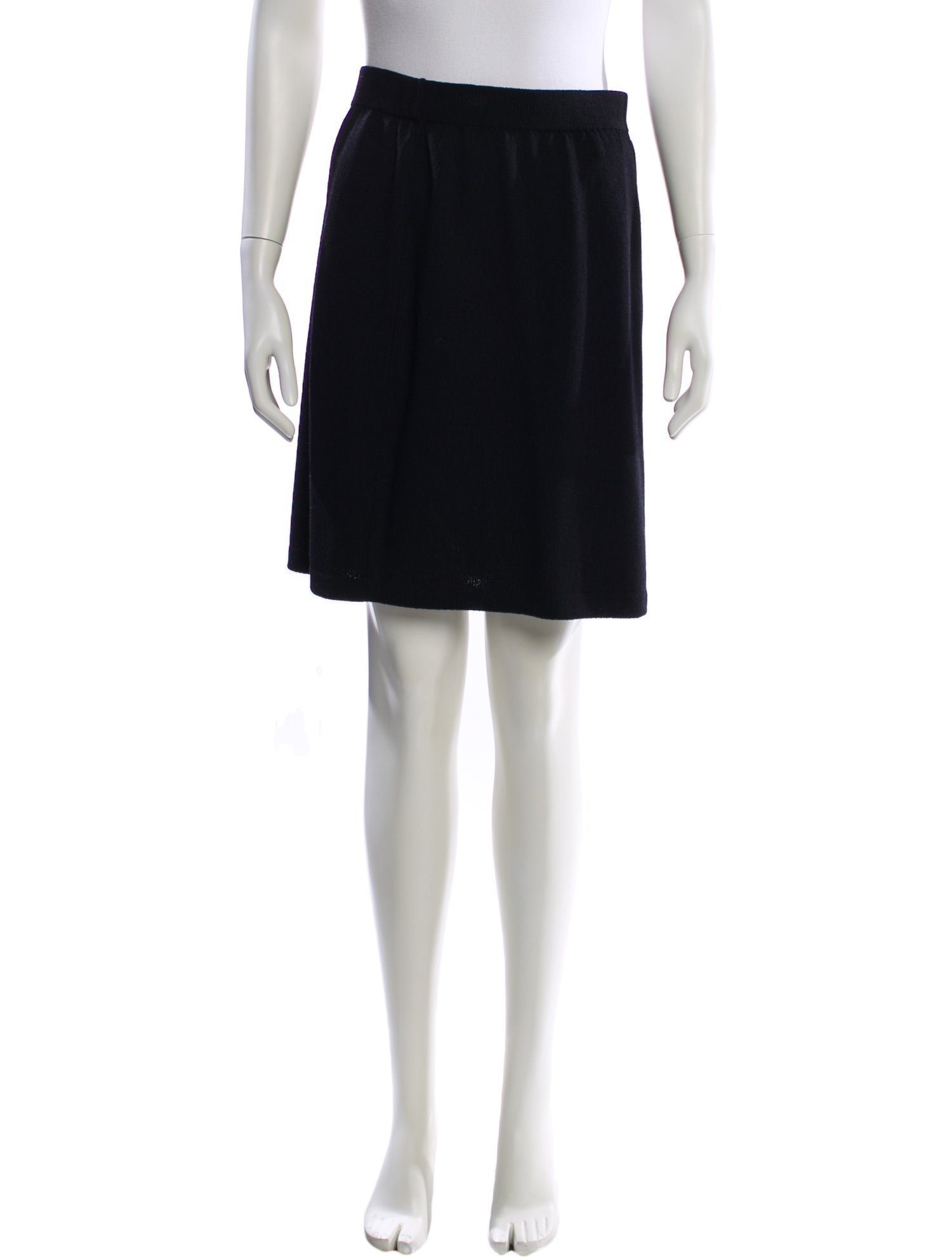 St. John Wool Knee-Length Skirt