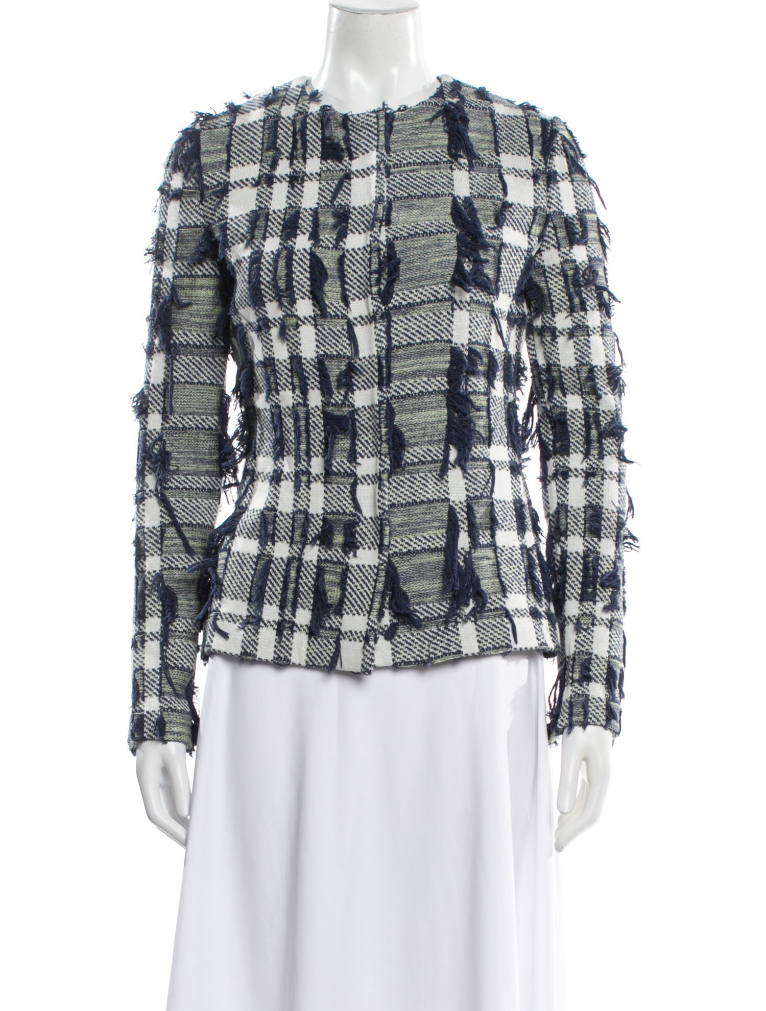 St. John Wool Tweed Pattern Evening Jacket